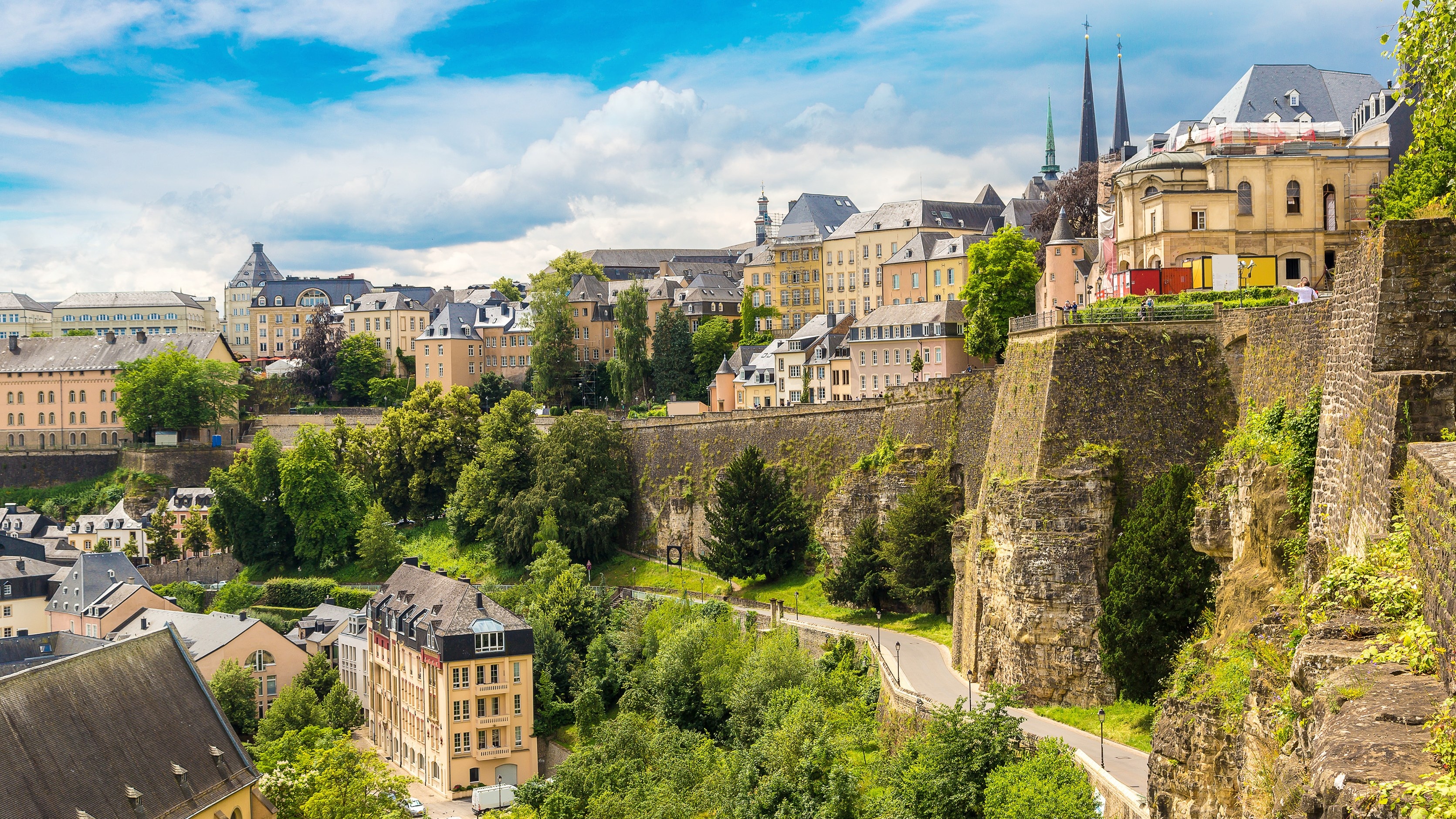 Luxembourg, Travels, Cheap flights, Luxembourg, 3350x1880 HD Desktop