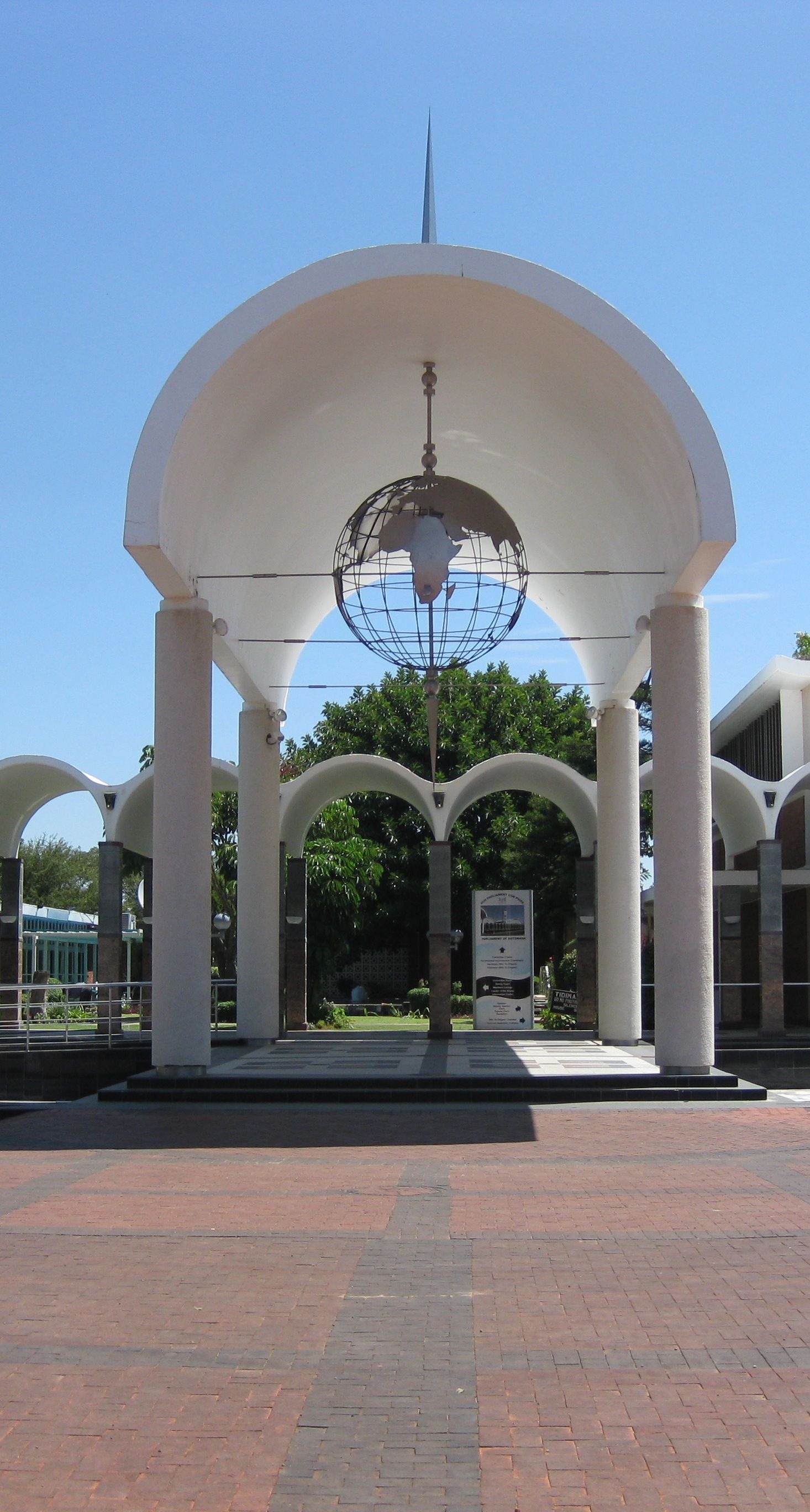 Botswana parliament, Gaborone gate, African architectural marvel, Political hub, 1470x2740 HD Phone