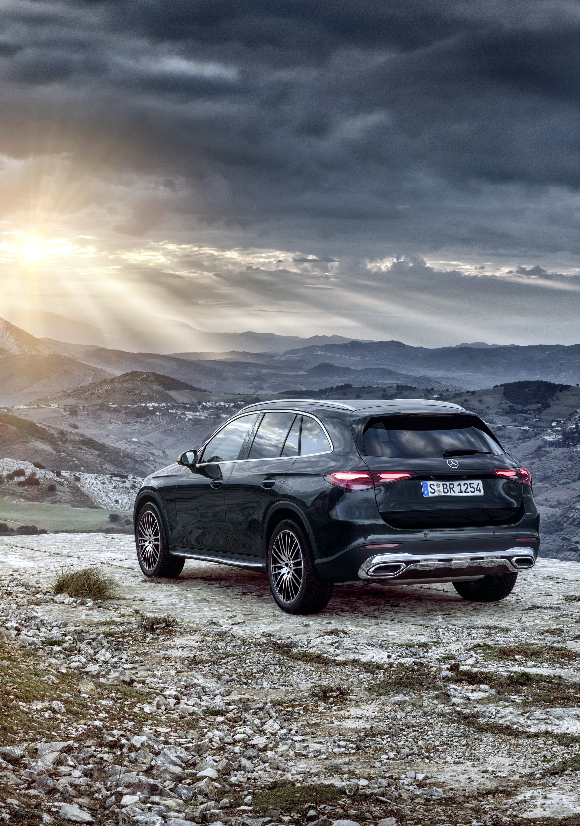 Mercedes-Benz GLC, 2023, Rear three quarter, Phone wallpapers, 1920x2740 HD Phone