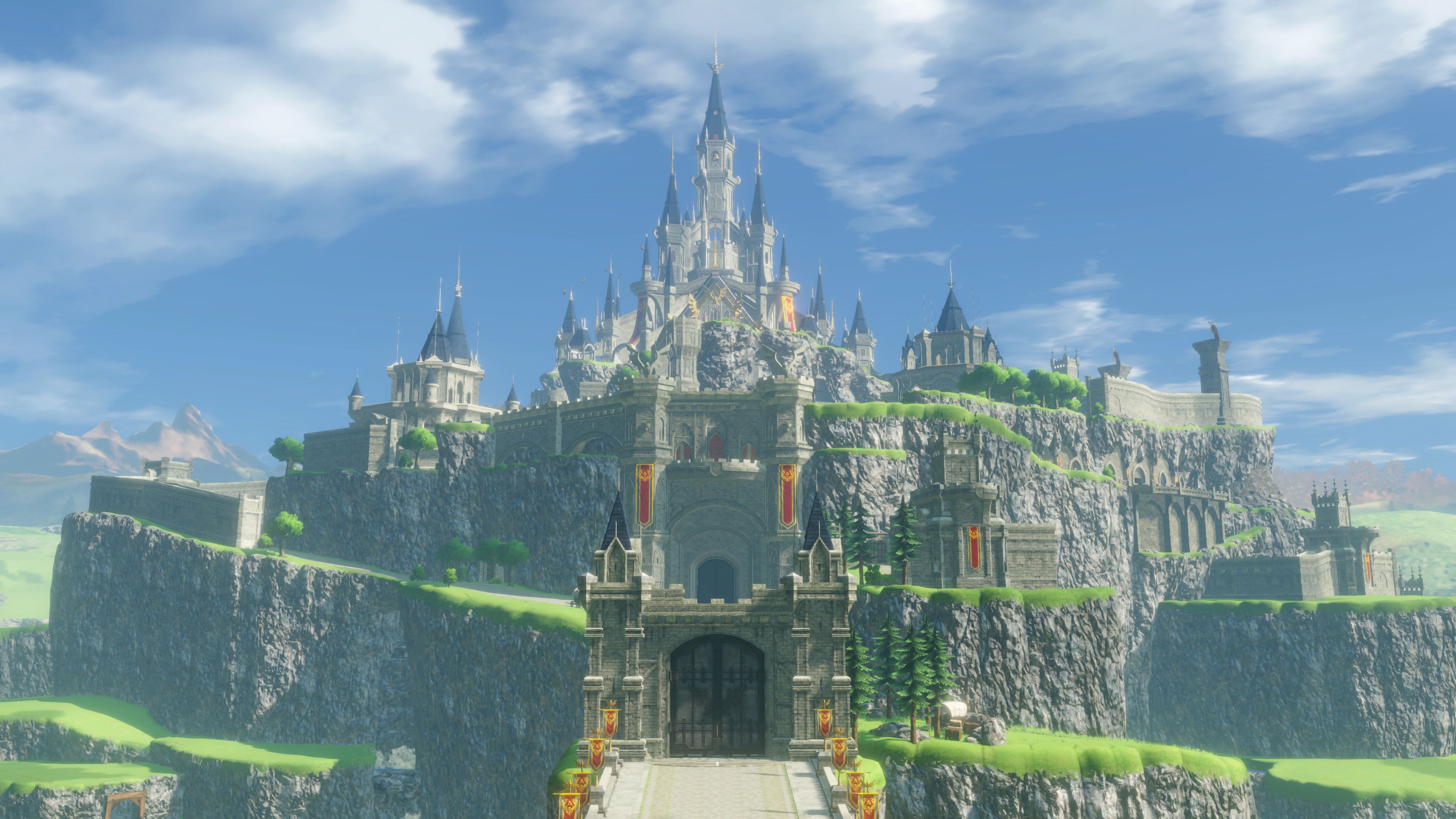 Castle, Hyrule Wallpaper, 3840x2160 4K Desktop