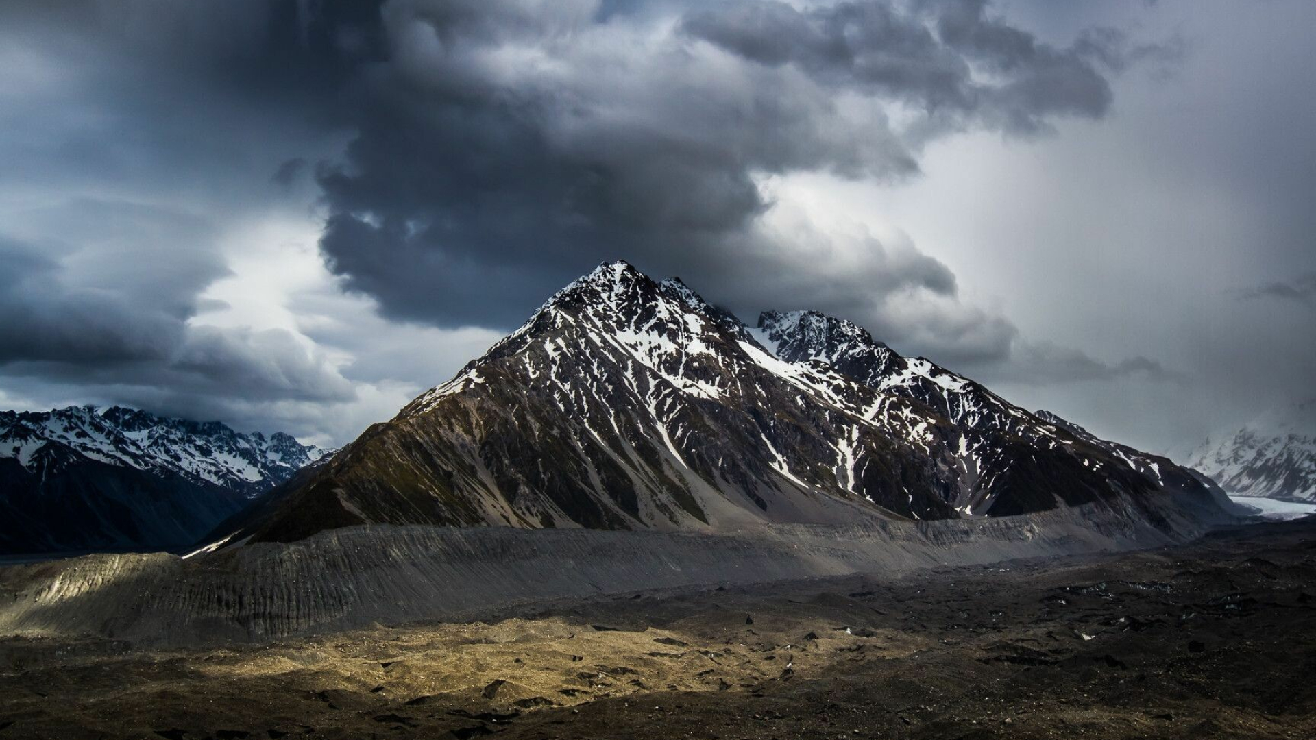 Mountain in New Zealand, Majestic peaks, Pristine nature, Serene beauty, 1920x1080 Full HD Desktop