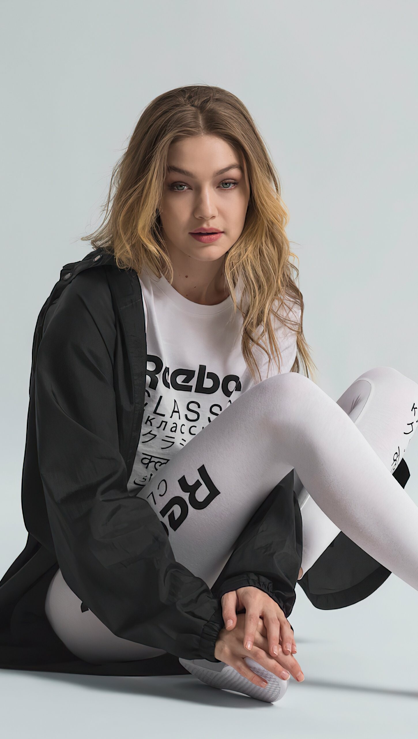 Gigi Hadid, Reebok 2020, 4K Ultra HD, 1450x2560 HD Phone