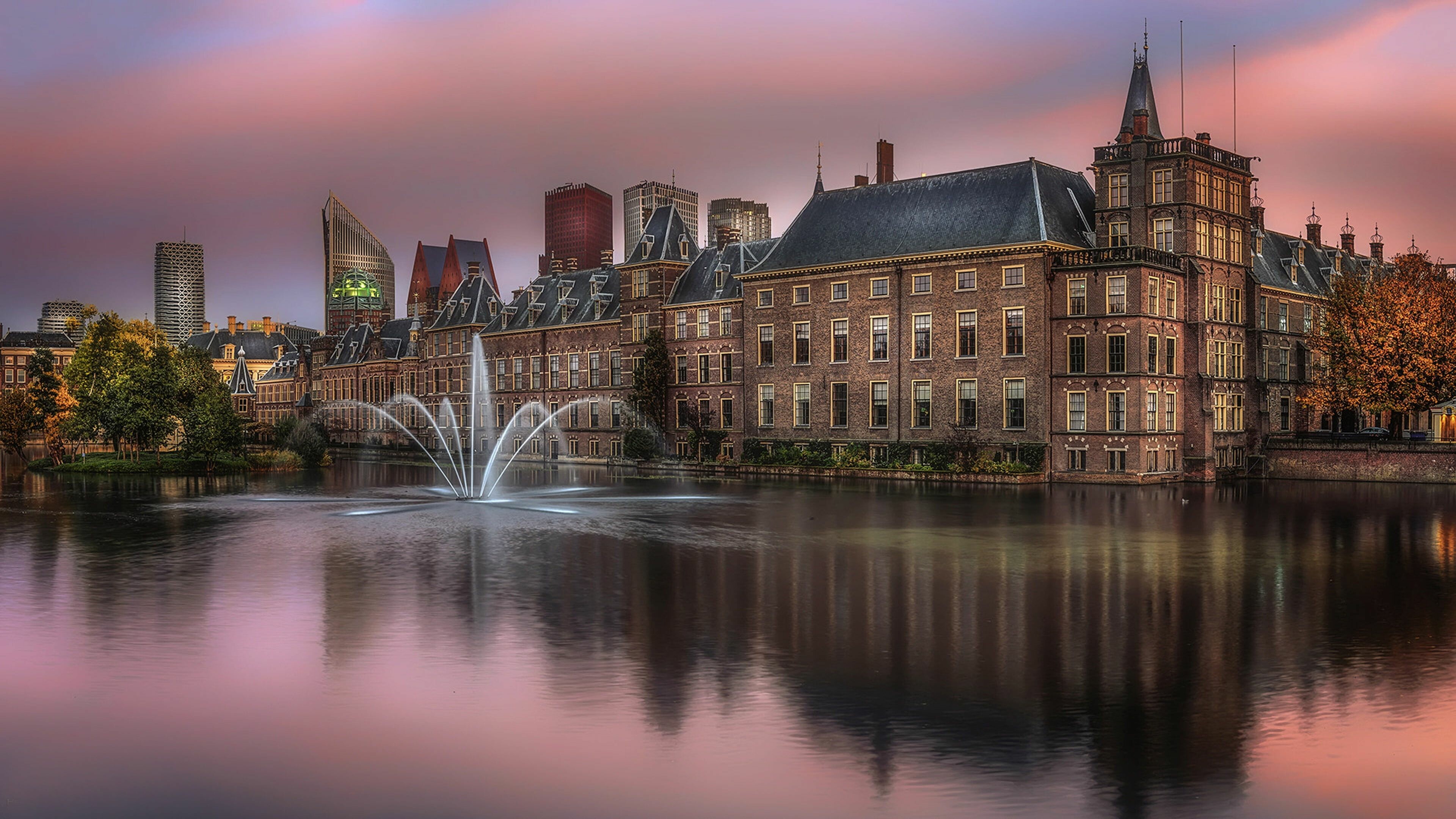 Binnenhof, Netherlands Wallpaper, 3840x2160 4K Desktop