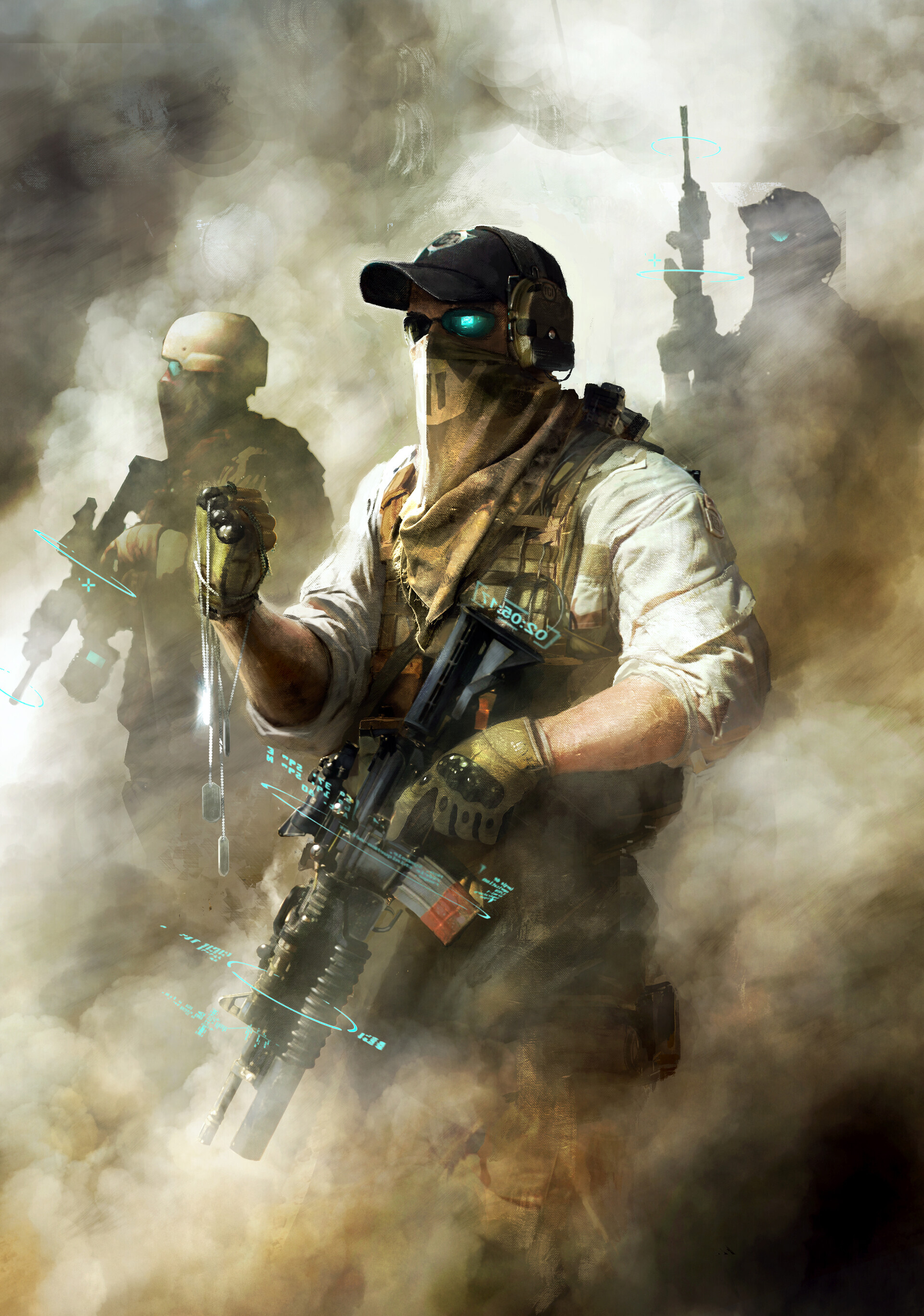 Ghost Recon: Future Soldier, ArtStation, Conceptart, Gaming, 1920x2740 HD Phone