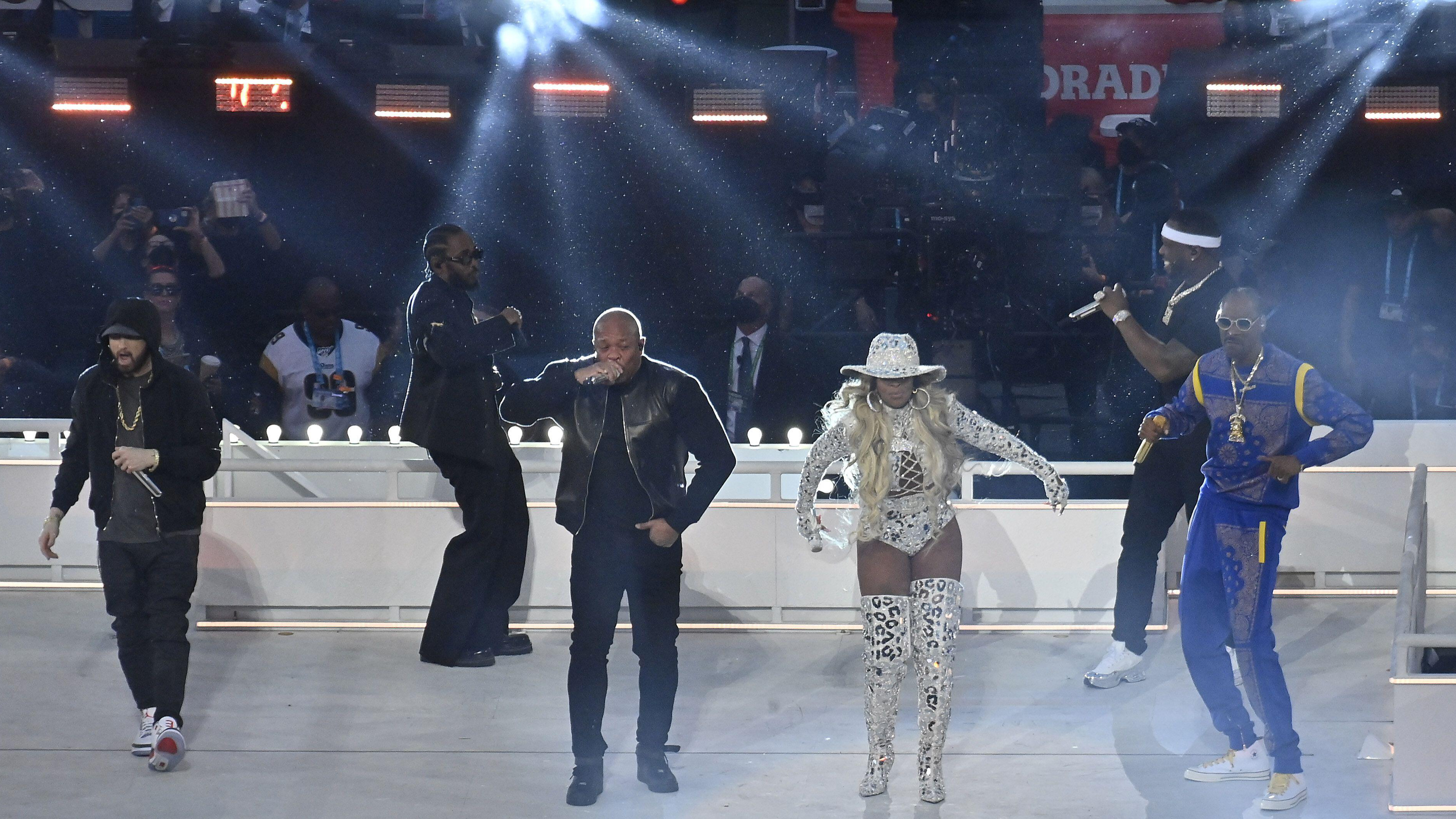 Super Bowl LVI, Halftime Show, Dr. Dre, Tupac Shakur, 3770x2130 HD Desktop