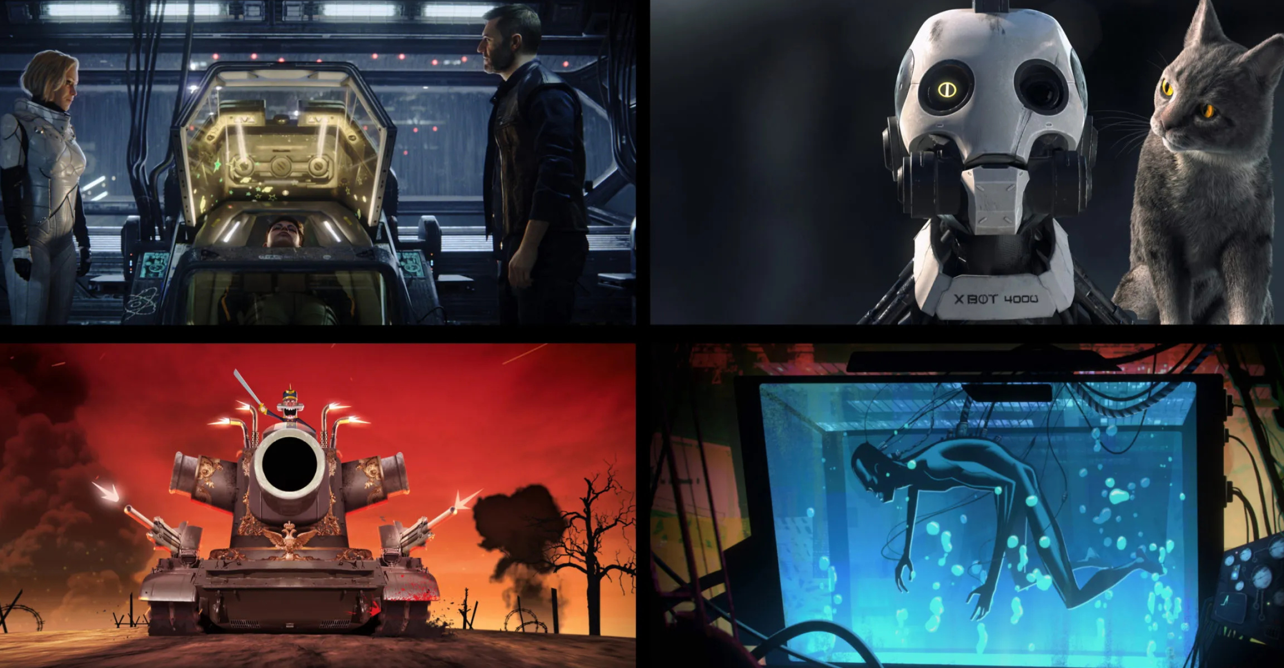 Love, Death and Robots (Volume II), Animation anthology, Futuristic storytelling, Dynamic visuals, 2560x1340 HD Desktop