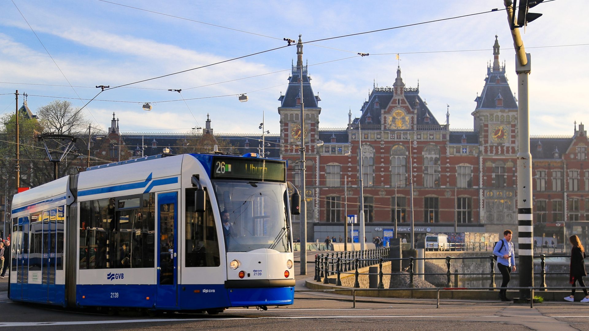 Amsterdam Tram, Public Transports Wallpaper, 1920x1080 Full HD Desktop