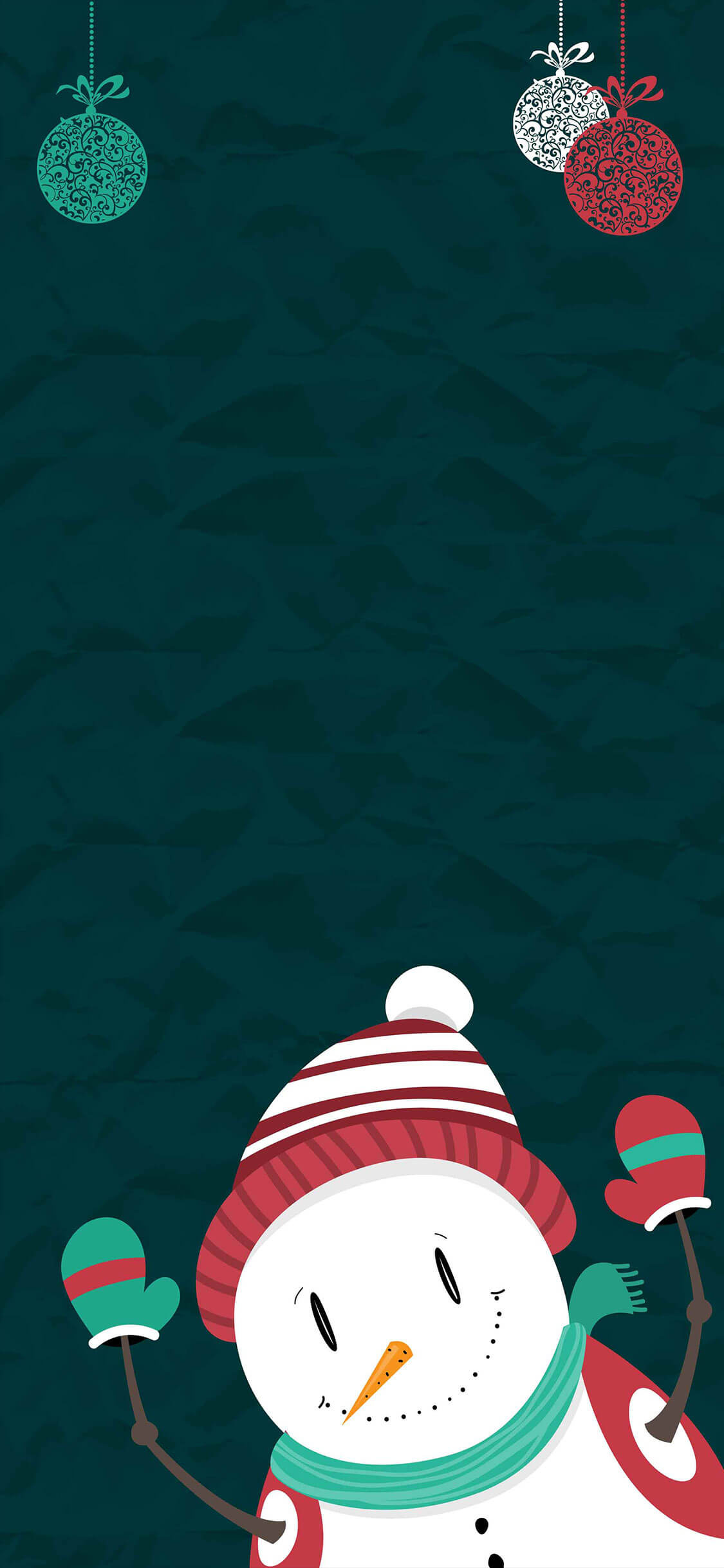 Snowman, Cute iPhone Backgrounds Wallpaper, 1130x2440 HD Phone