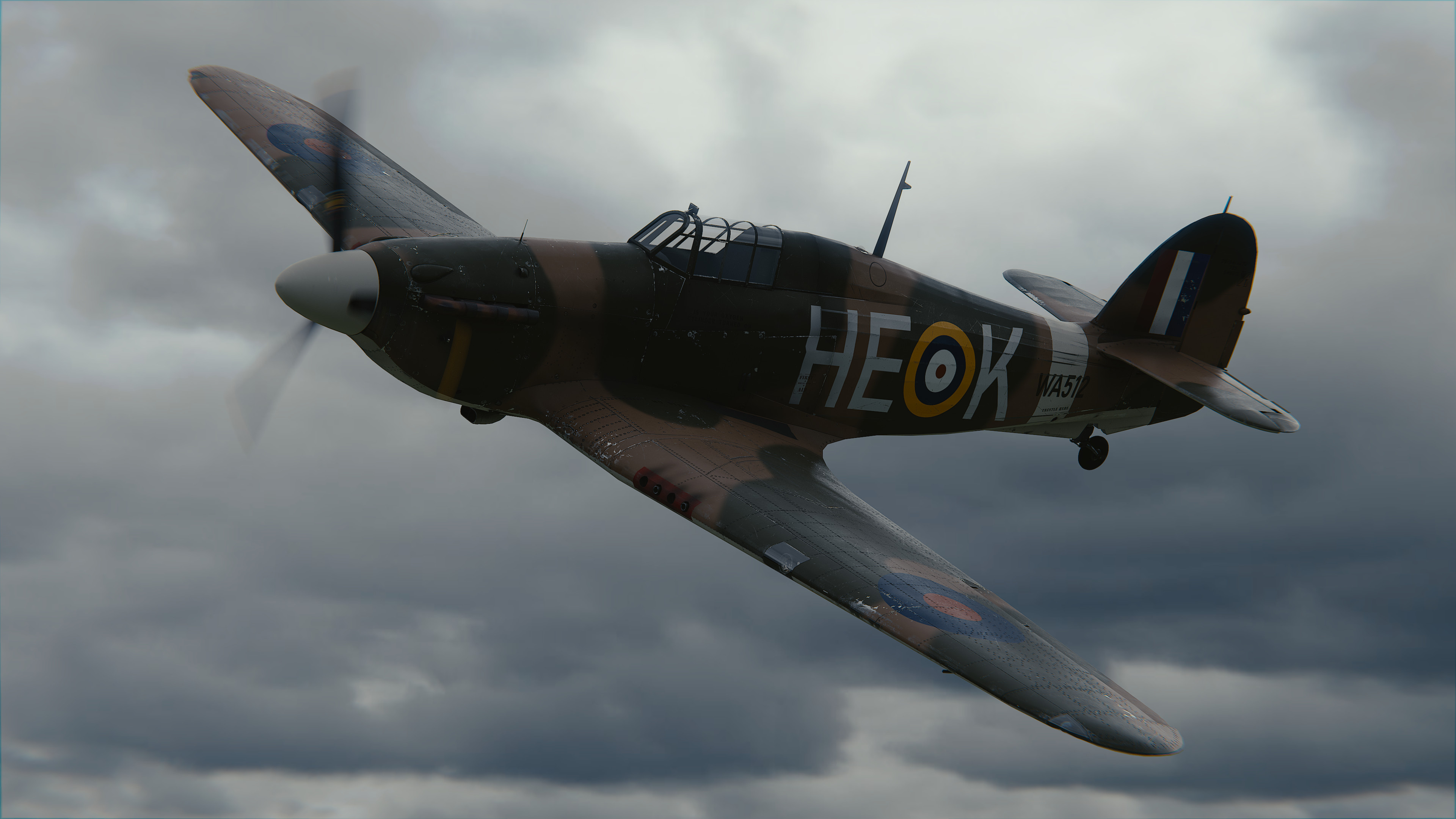 Hawker Hurricane, Artstation, Hawker Hurricane MkIIa, 3840x2160 4K Desktop