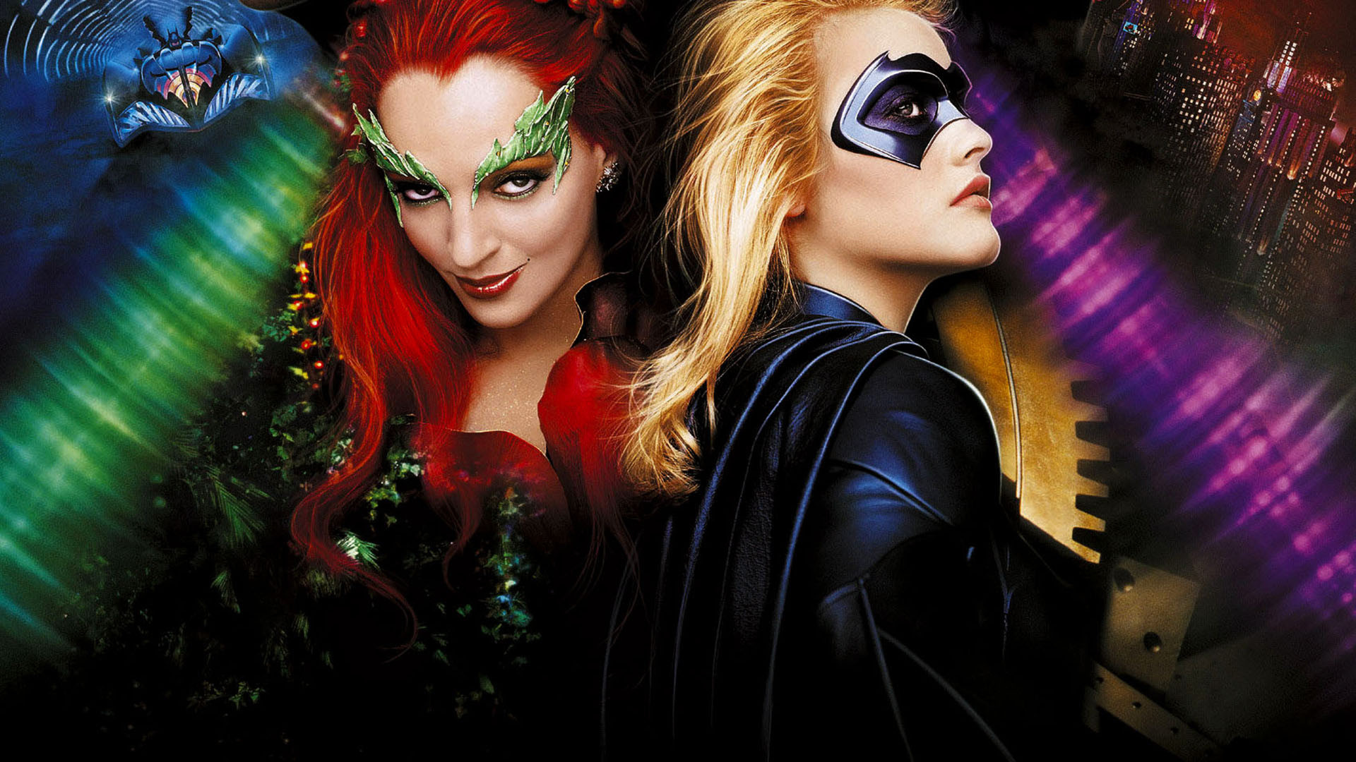 Uma Thurman, Batman films, Alicia Silverstone, Art wallpaper, 1920x1080 Full HD Desktop