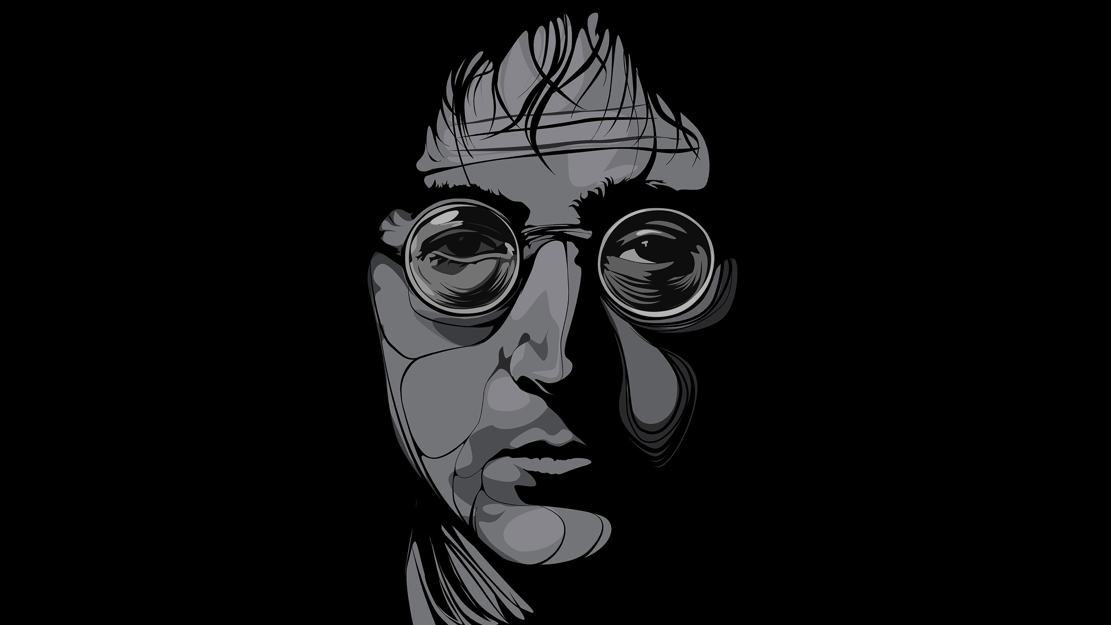 Artwork, John Lennon Wallpaper, 3840x2160 4K Desktop