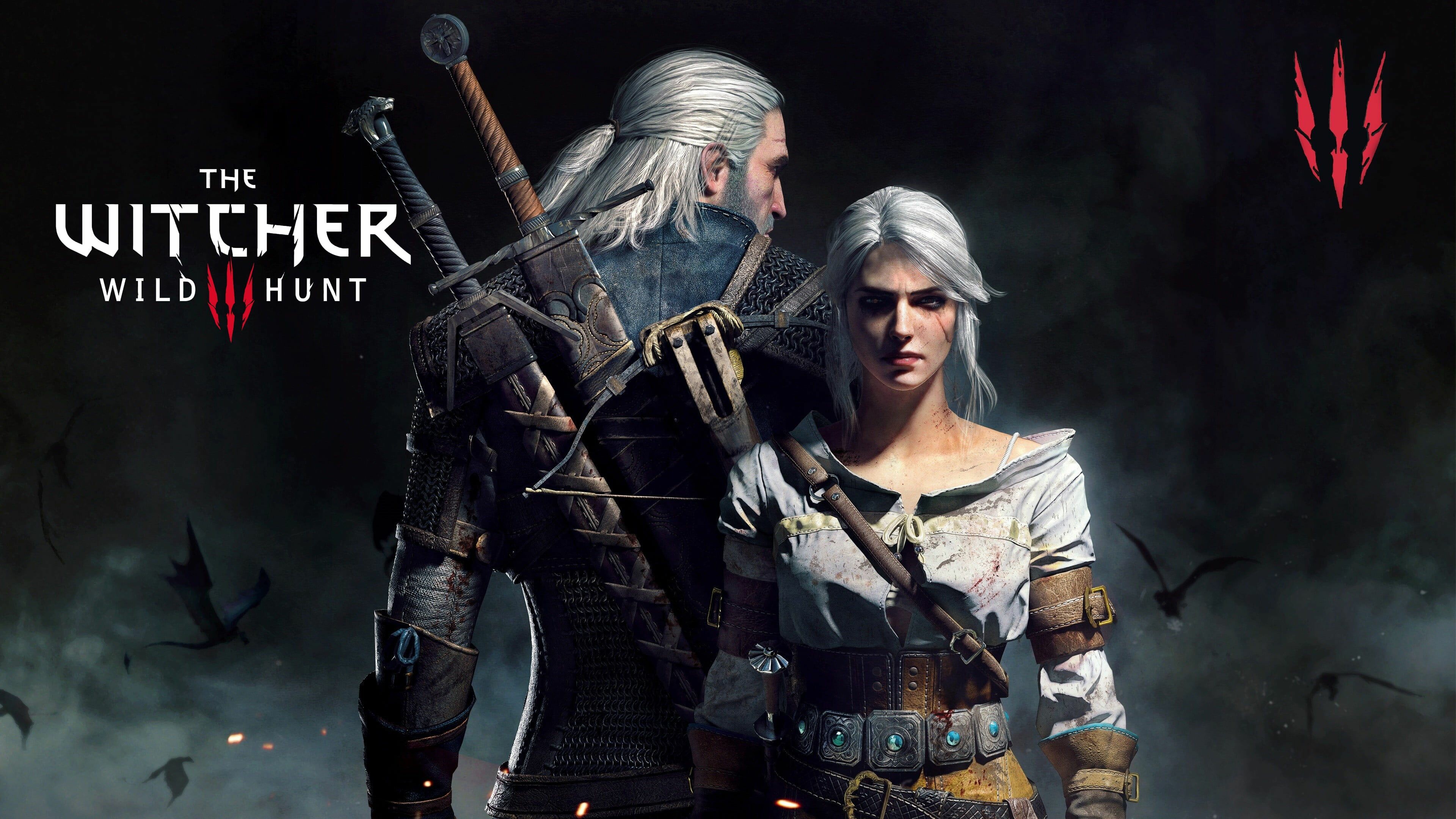 The Witcher gaming, Game wallpaper, Geralt of Rivia, Ciri adventure, 3840x2160 4K Desktop