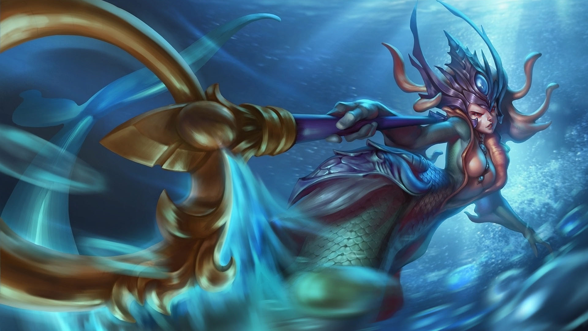 Nami, League of Legends, Tidecaller abilities, HD wallpaper, 1920x1080 Full HD Desktop