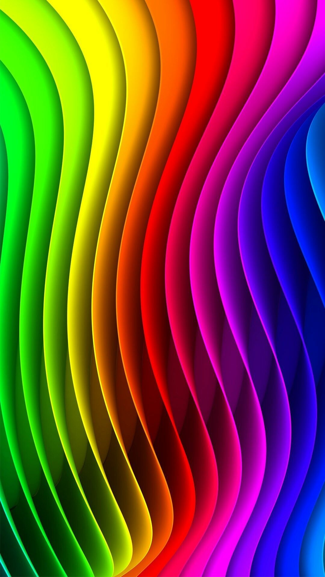 Abstract rainbow wonder, Stunning visual composition, Colorful background masterpiece, Vibrant digital artwork, 1080x1920 Full HD Phone