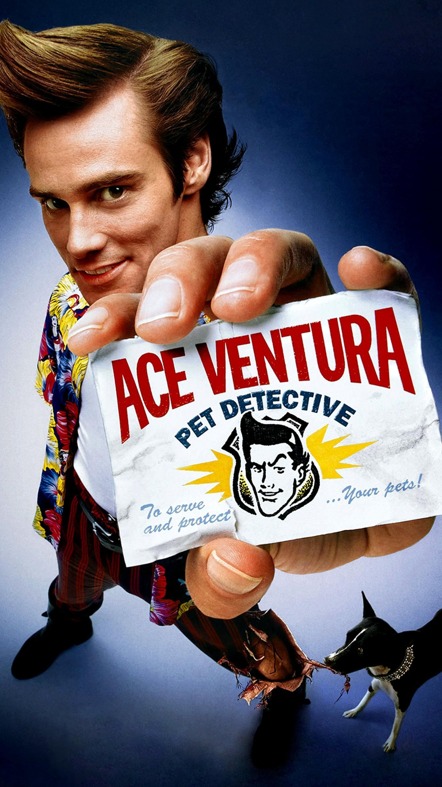 Ace Ventura wallpapers, Top free backgrounds, Hilarious detective, Pet lover, 1540x2740 HD Phone