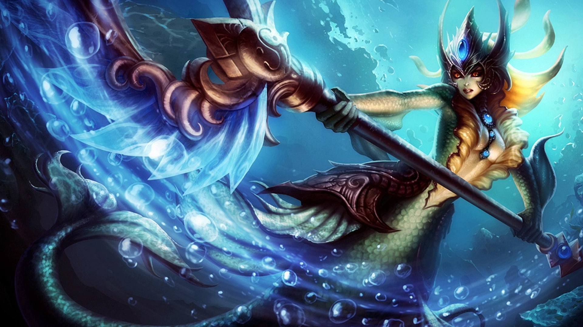 Nami, League of Legends, Wallpaper, League of Legends, 1920x1080 Full HD Desktop