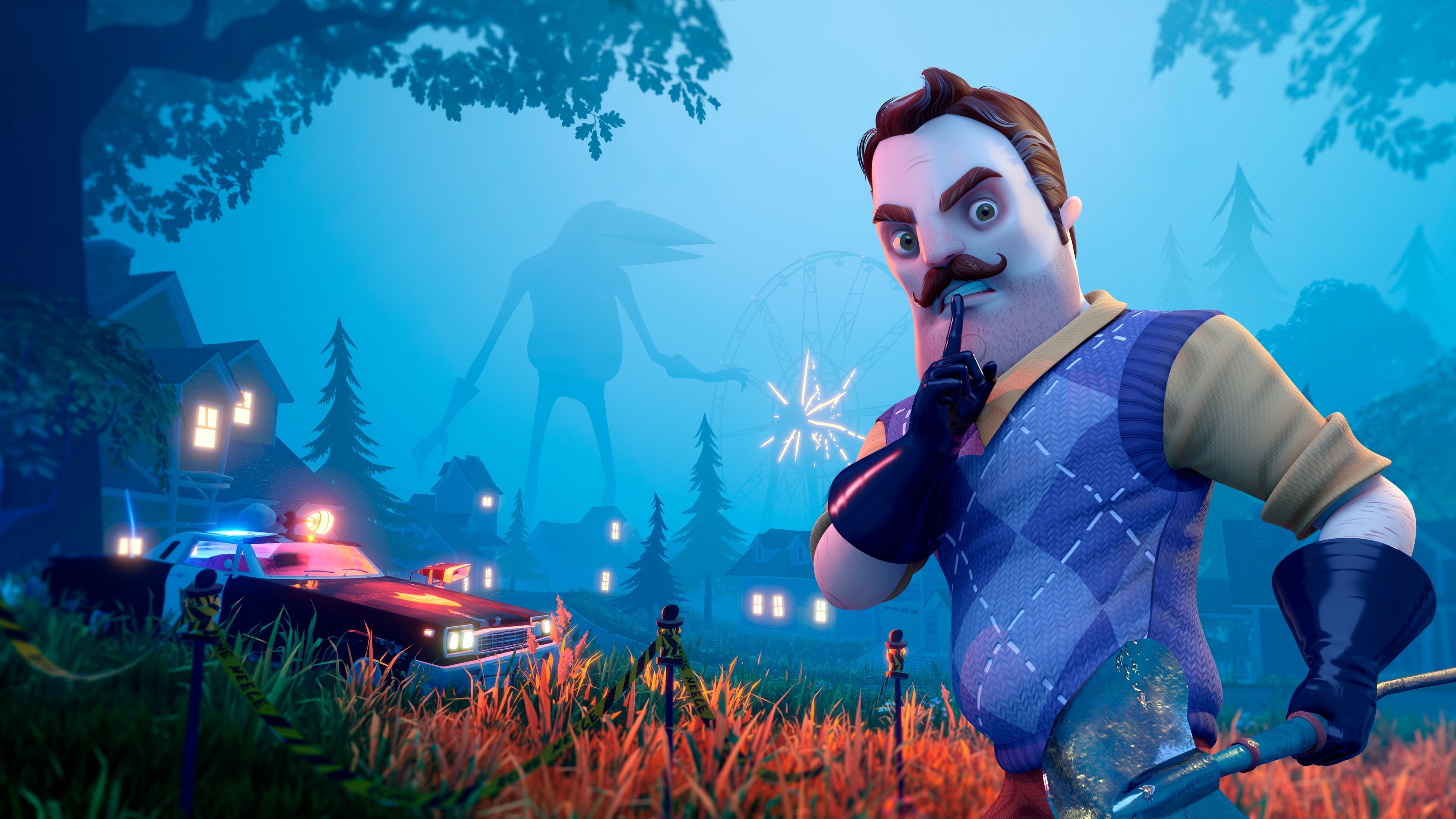 Hello Neighbor 2, Standard edition, Complete the chilling saga, Face your fears, 3840x2160 4K Desktop