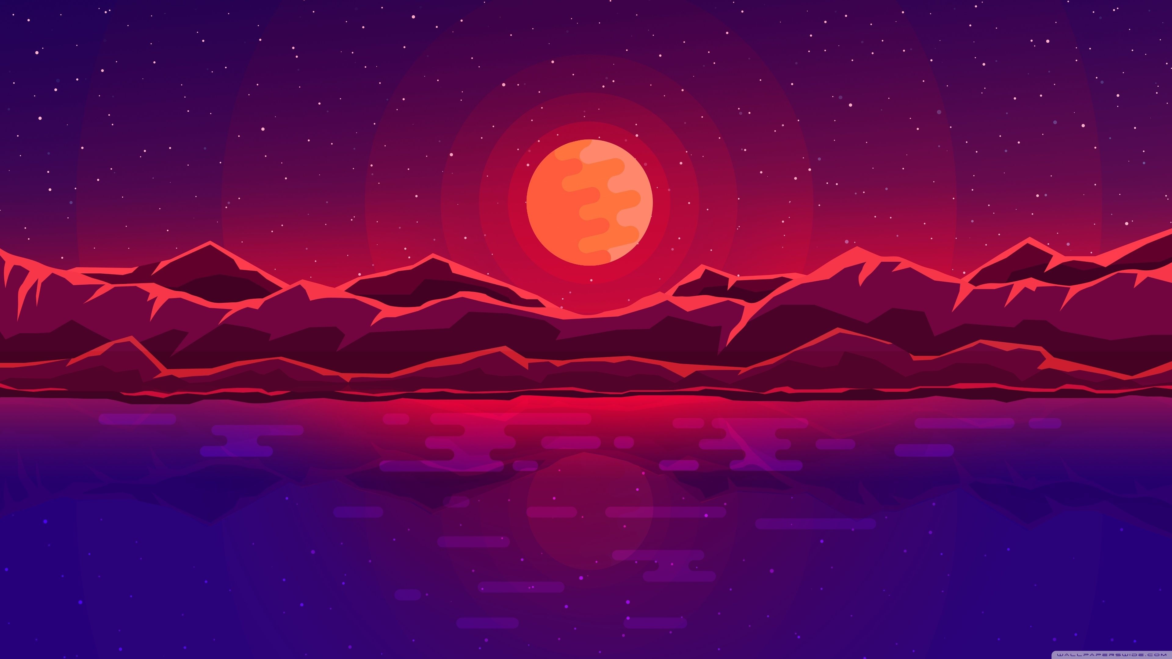 Full moon, Nice Wallpaper, 3840x2160 4K Desktop