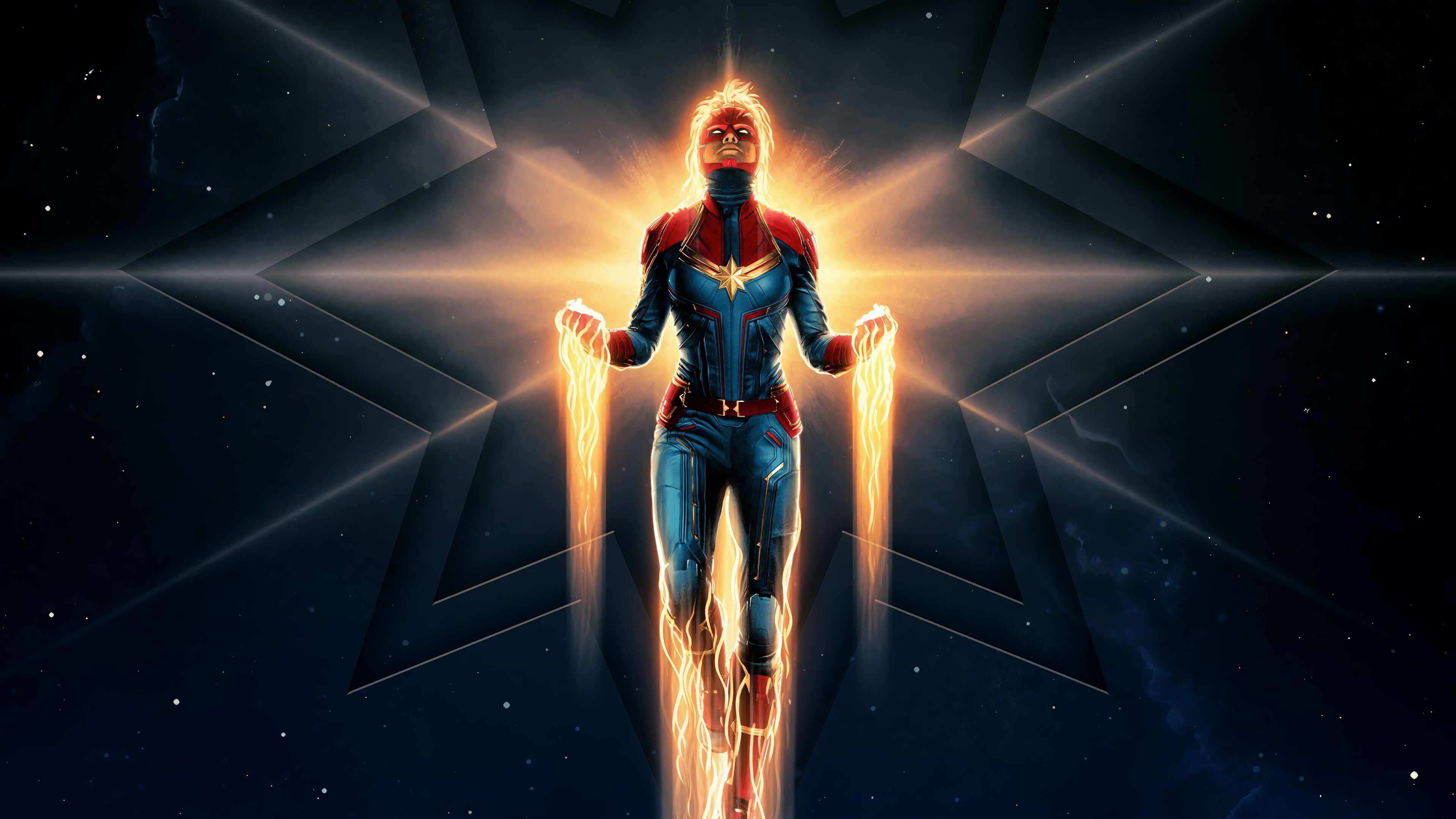 Captain Marvel, Marvel Wallpaper, 3840x2160 4K Desktop