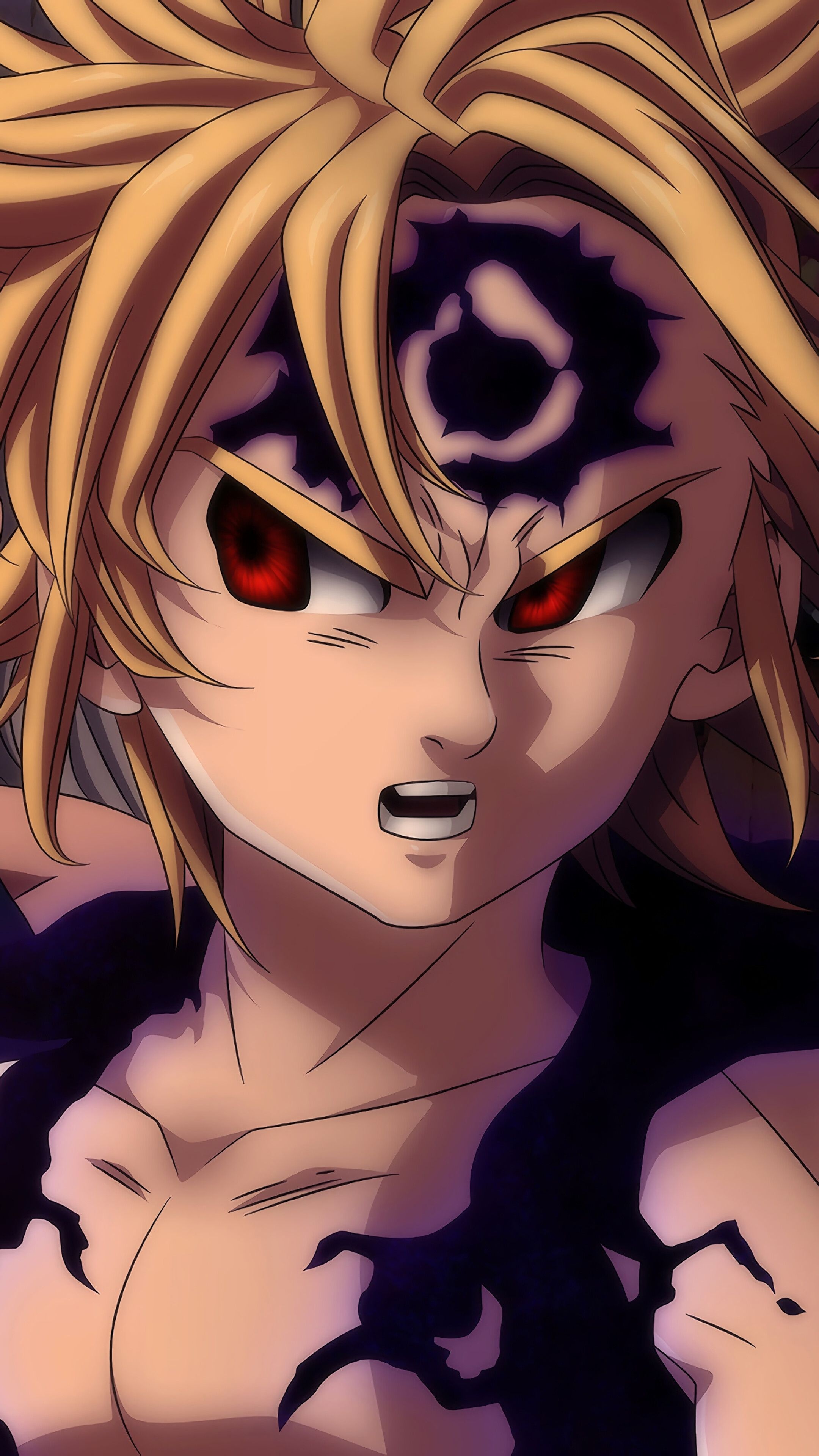 Meliodas, Elizabeth wallpapers, 2160x3840 4K Phone