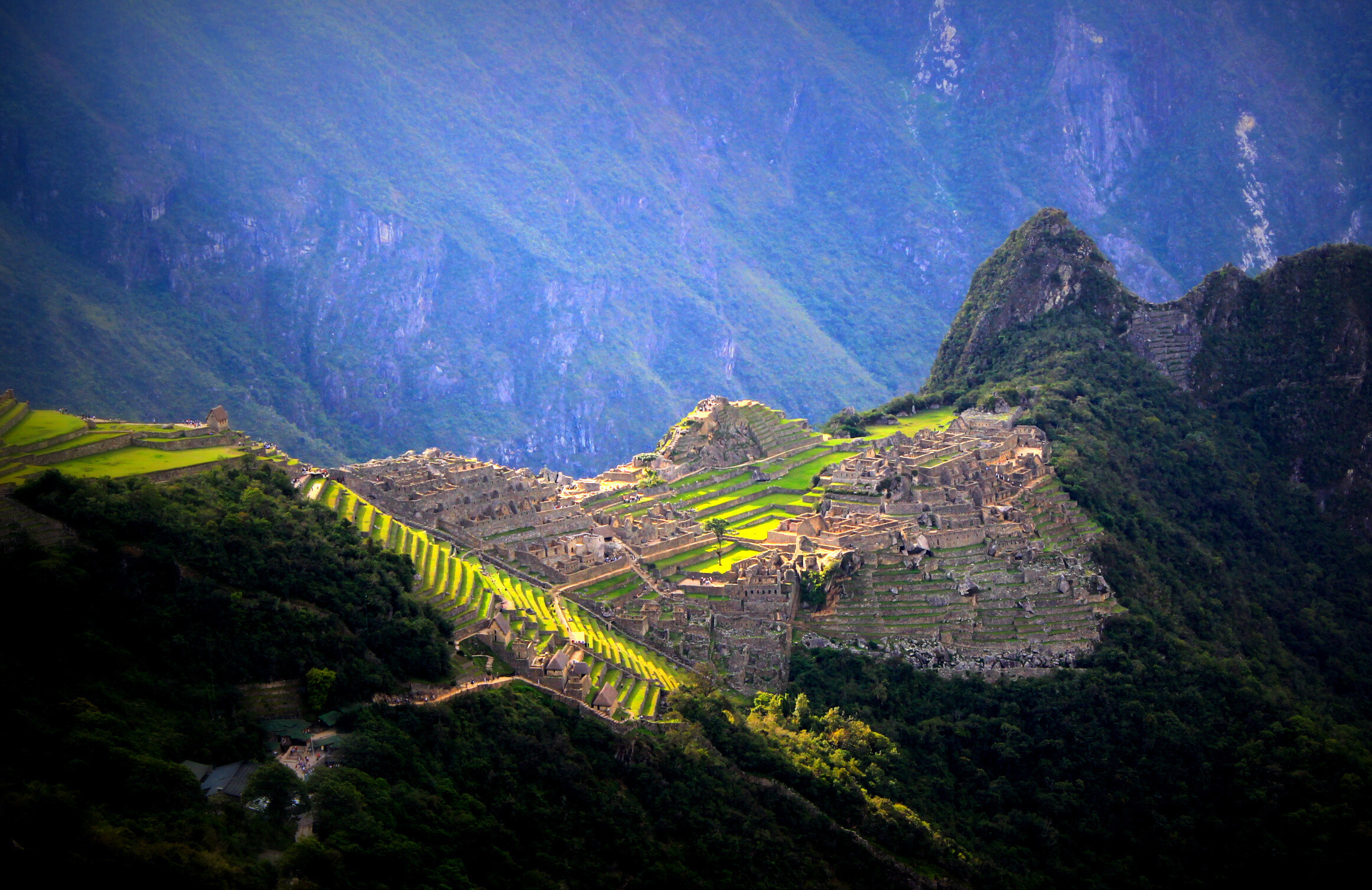 Aerial view, Machu Picchu Wallpaper, 2330x1510 HD Desktop