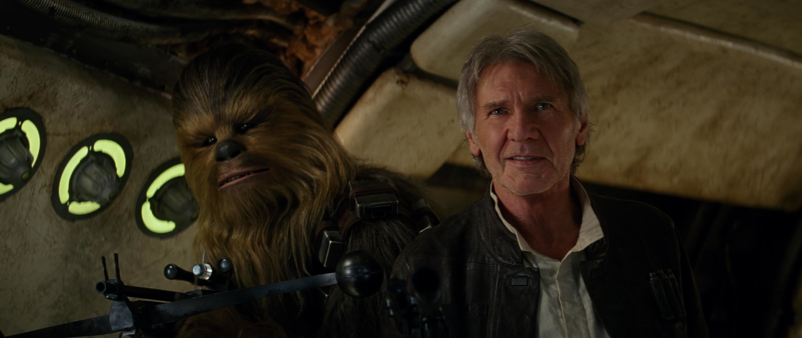 Harrison Ford, Chewbacca Wallpaper, 2560x1080 Dual Screen Desktop