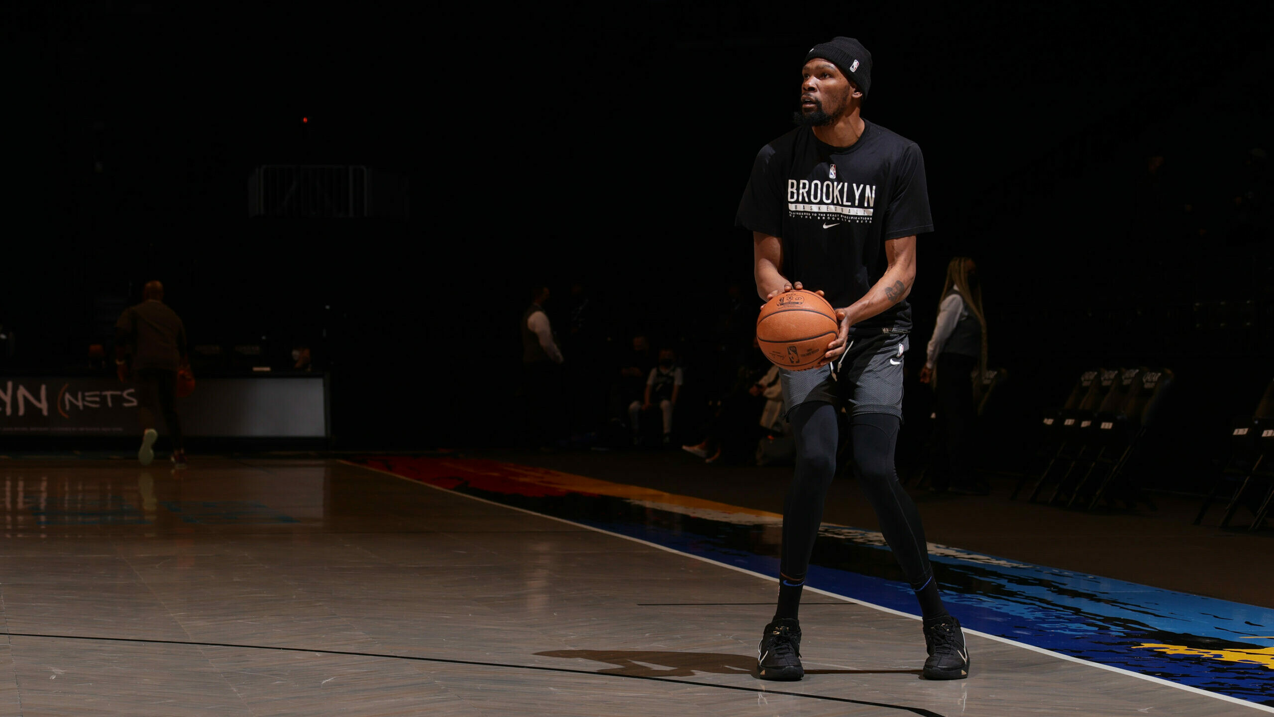 Kevin Durant, Hamstring injury, Brooklyn Nets, NBA debut, 2560x1440 HD Desktop