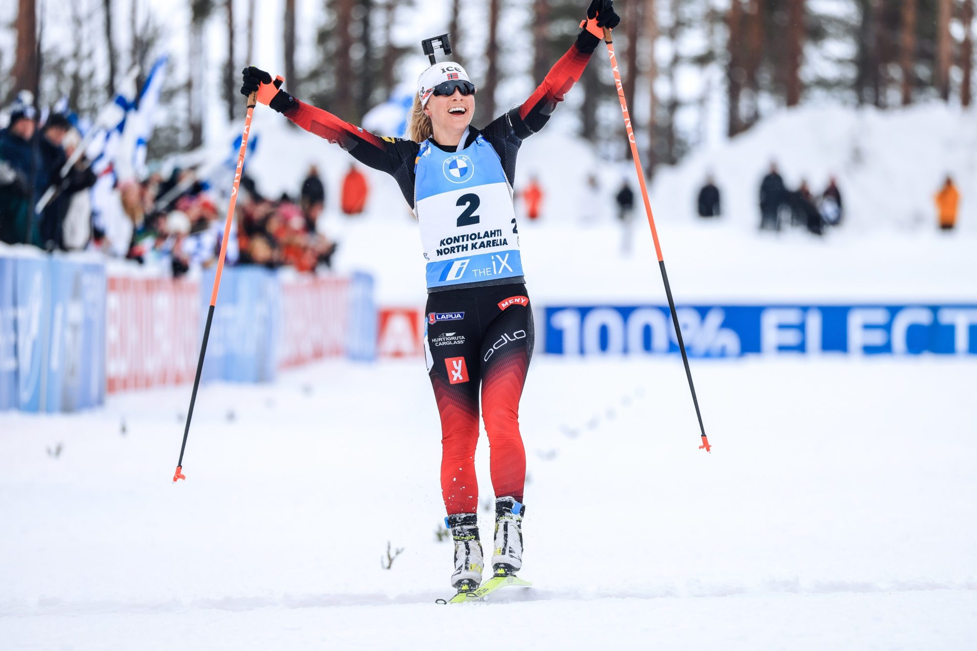 Tiril Eckhoff, Podium battle, Denise Herrmann vs Tiril Eckhoff, 2000x1340 HD Desktop