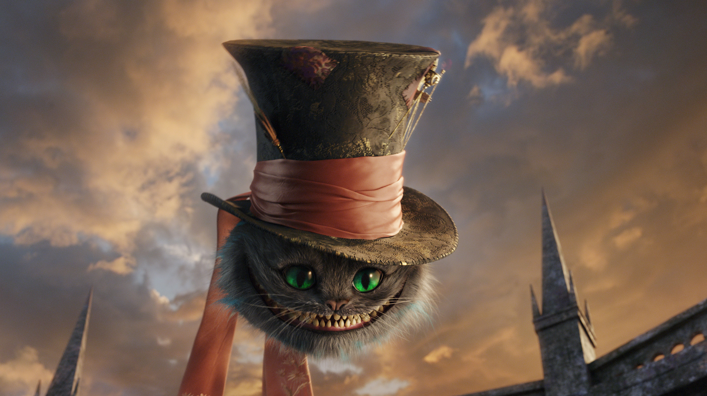 Cheshire Cat wallpaper, Artistic scan gallery, Whimsical design, Mesmerizing visuals, 3000x1690 HD Desktop