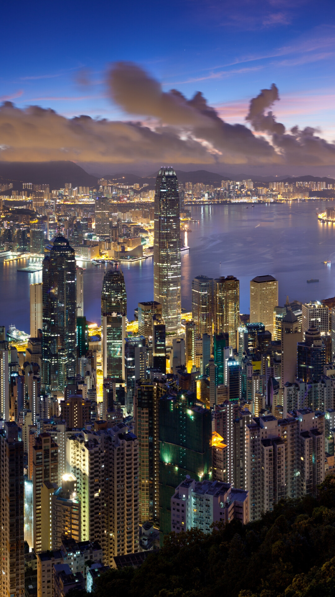 Awe-inspiring Hong Kong shot, Striking cityscape, Breathtaking view, Spectacular scenery, 1080x1920 Full HD Phone