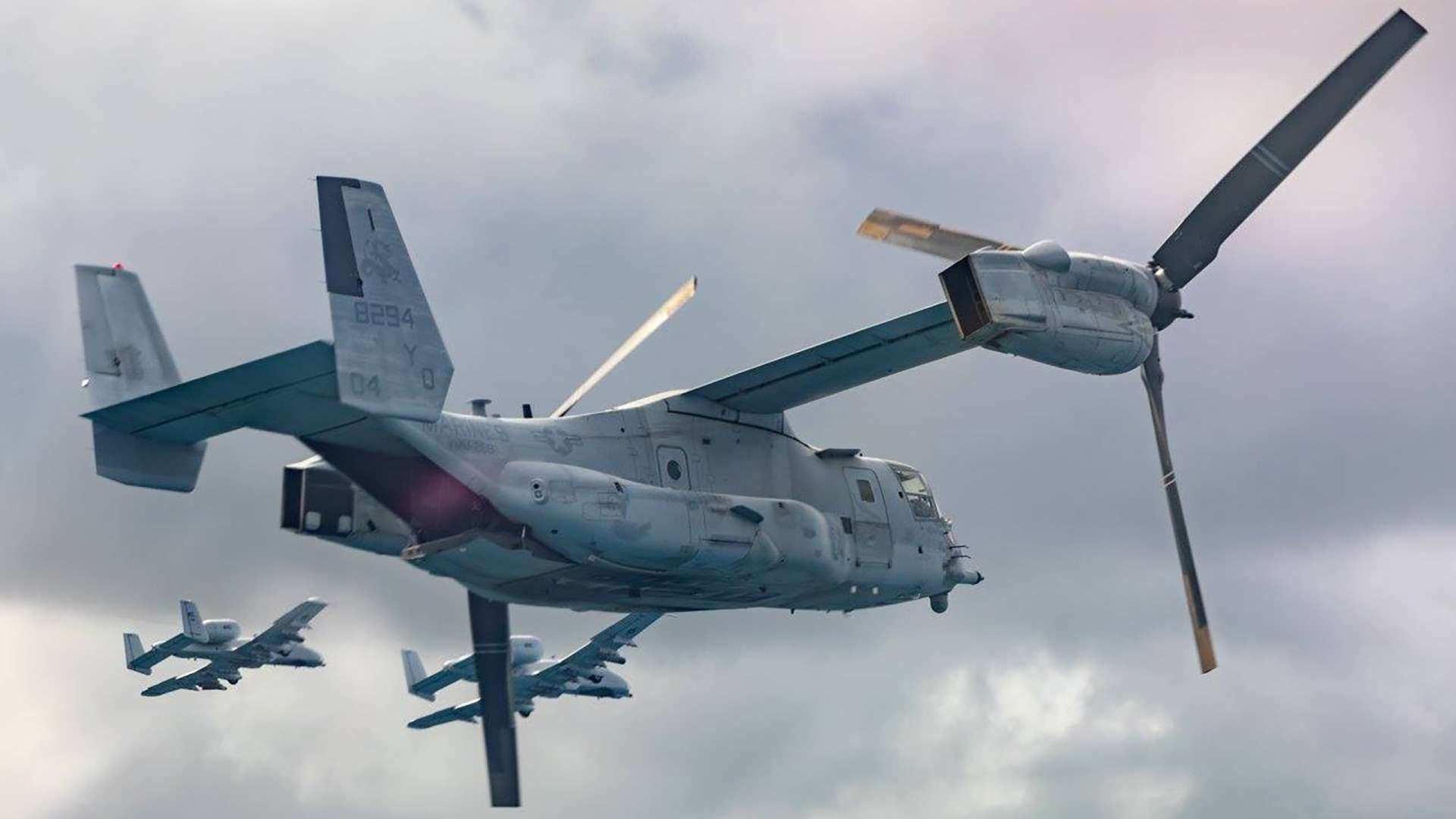 V-22 Osprey, Military aircraft, Advanced technology, Tactical operations, 1920x1080 Full HD Desktop