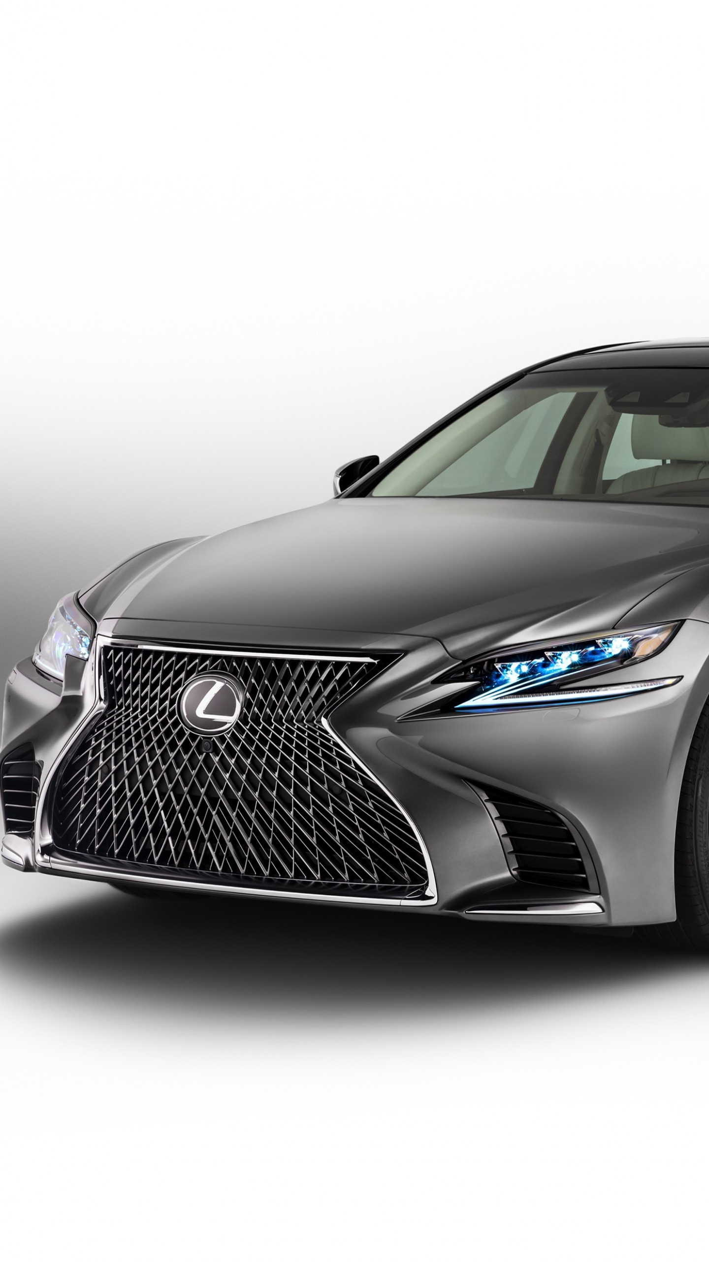 Lexus LS, 2018 model, 4K car wallpaper, Ultimate luxury, 1440x2560 HD Phone