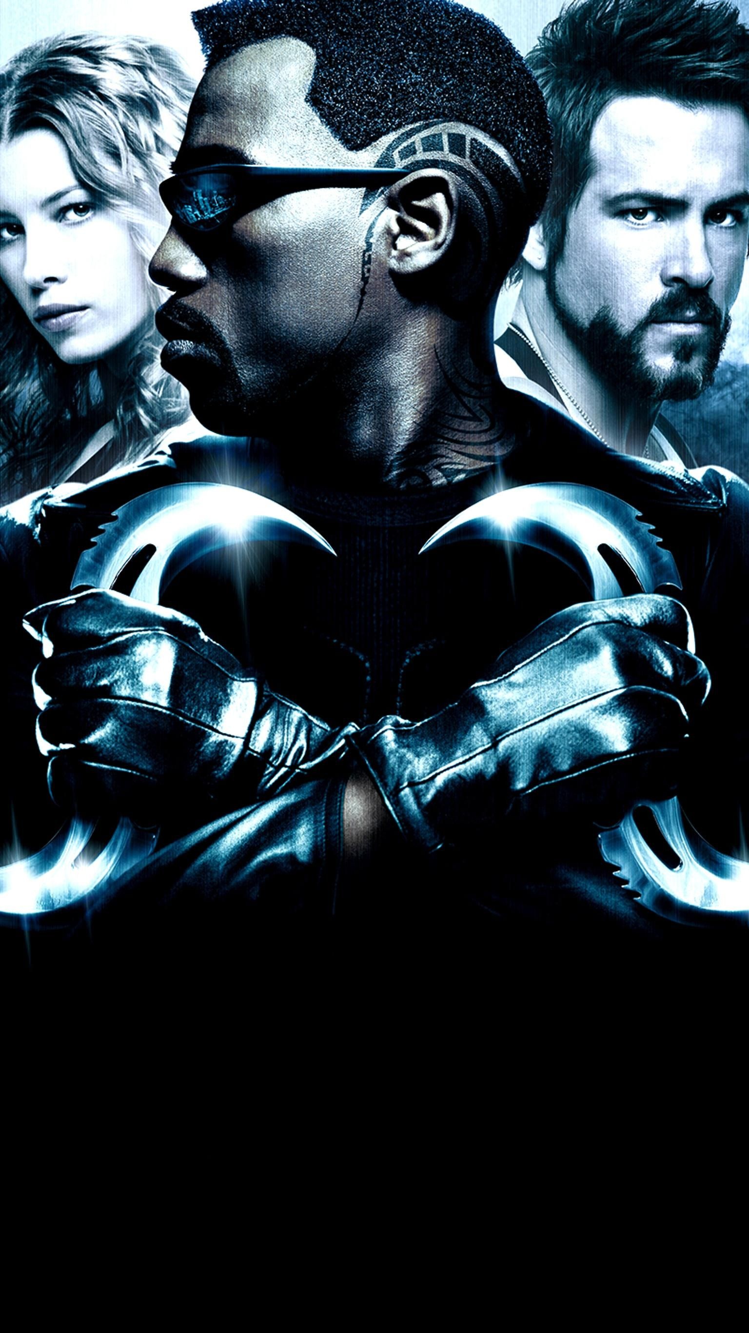 Wesley Snipes, Blade Trinity, Phone wallpaper, Movie art, 1540x2740 HD Phone