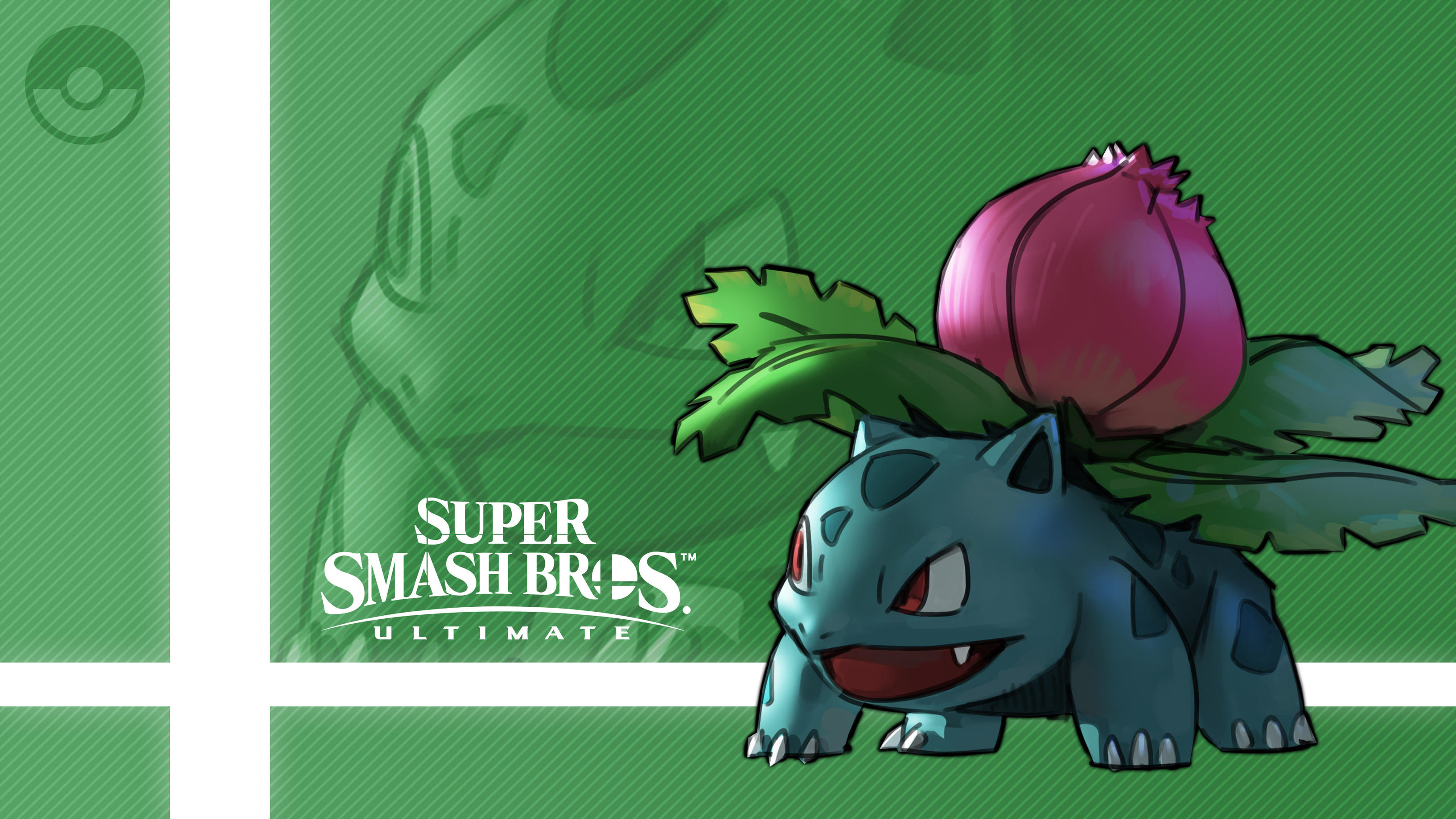 Ivysaur in smash, Callum Nakajima, HD background, Gaming, 3270x1840 HD Desktop