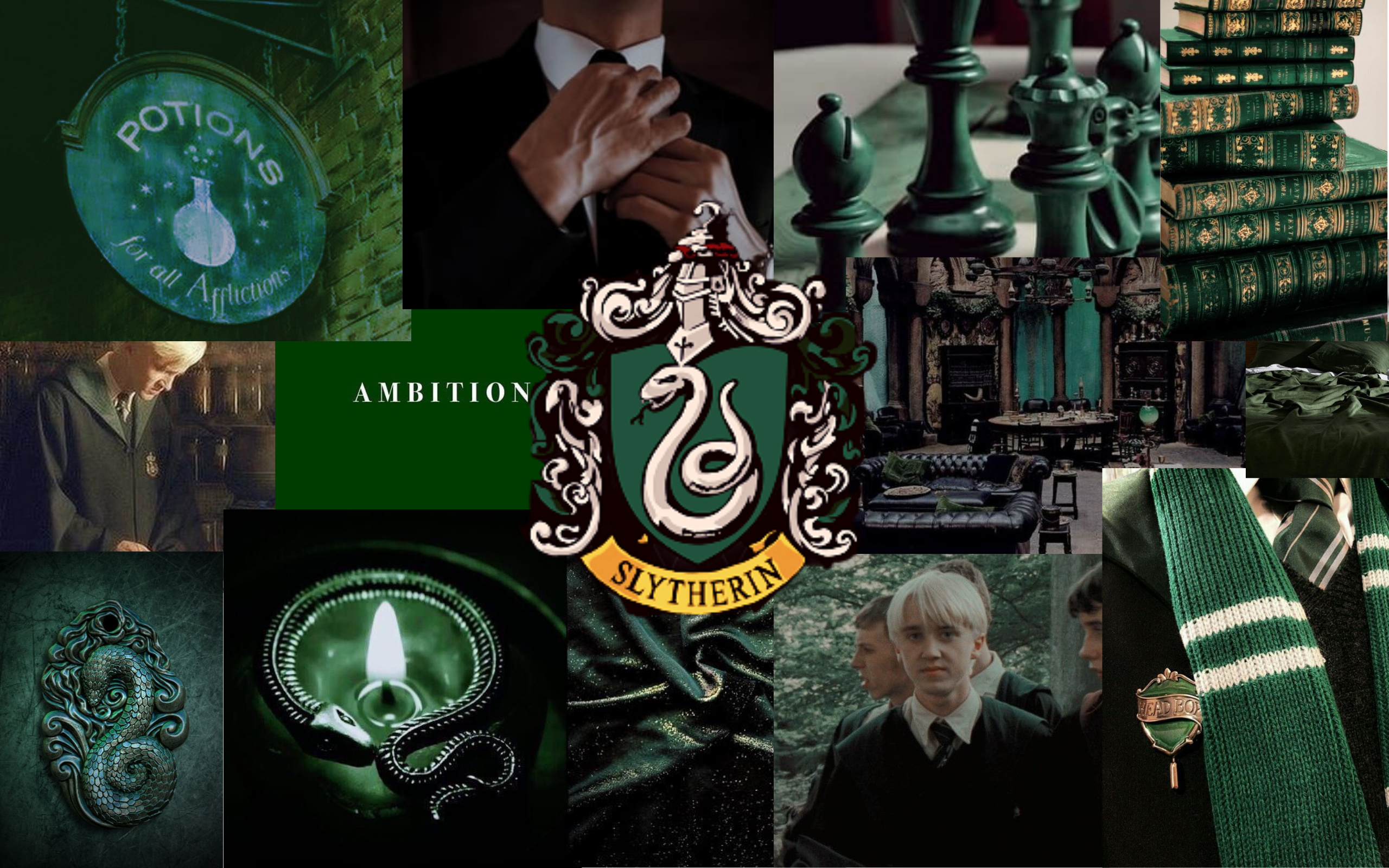 Poster, Slytherin Wallpaper, 2560x1600 HD Desktop