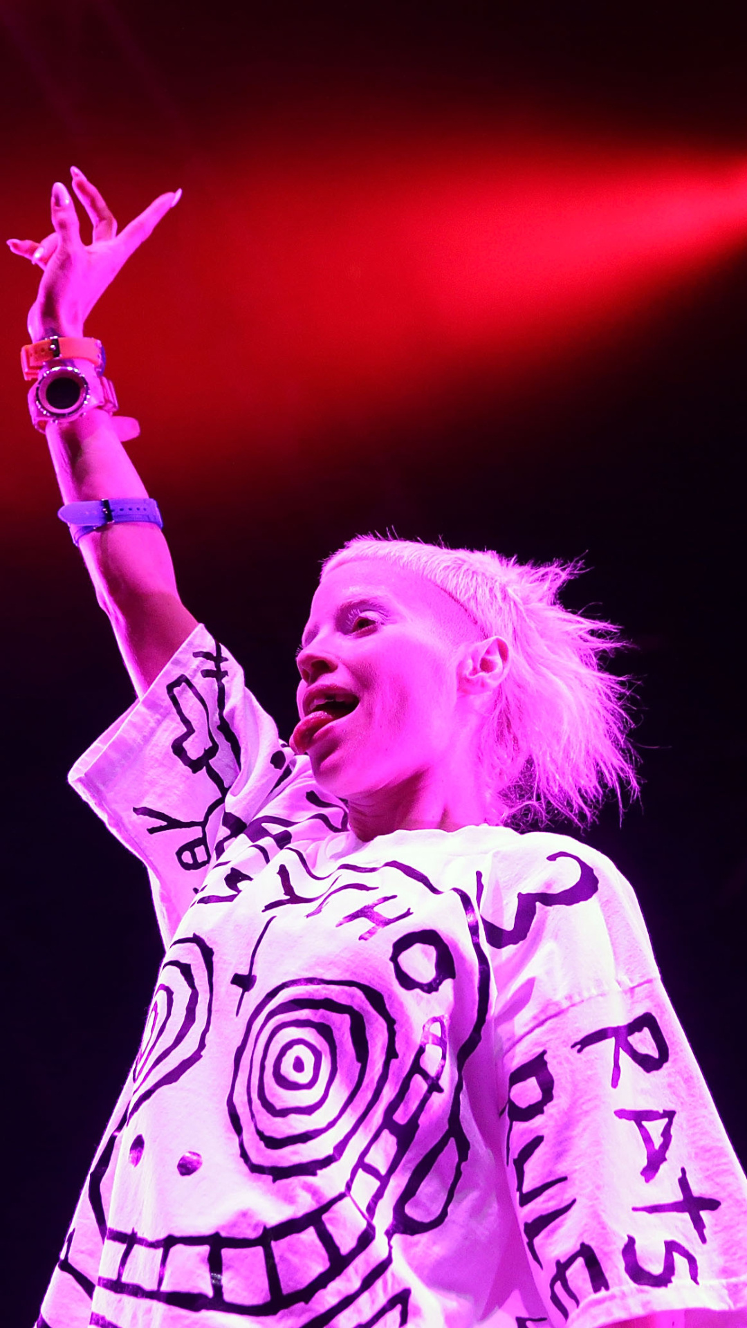 Music by Yolandi Visser, Energetic performances, Unique style, Captivating vocals, 1080x1920 Full HD Phone