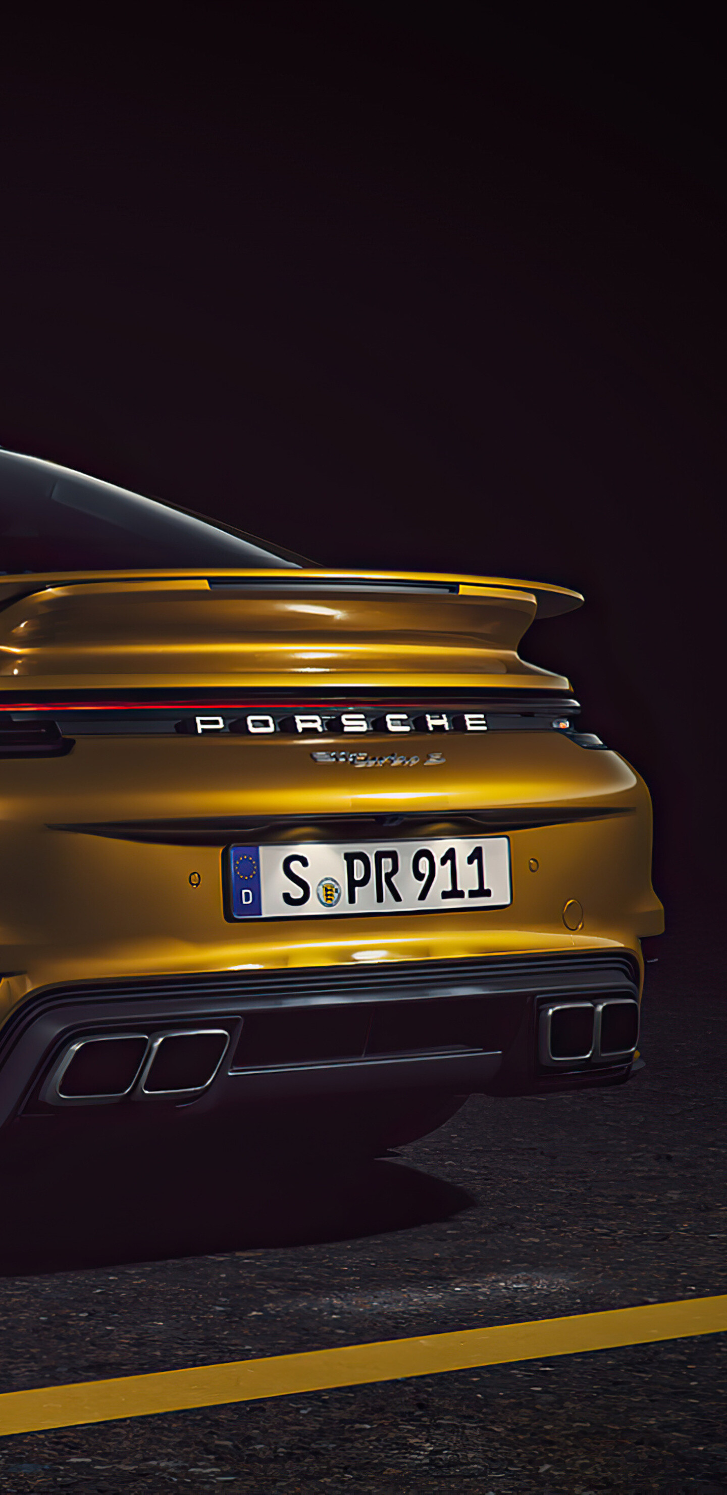 Porsche, 911 Turbo S, 2020 Samsung Galaxy wallpapers, 1440x2960 HD Phone