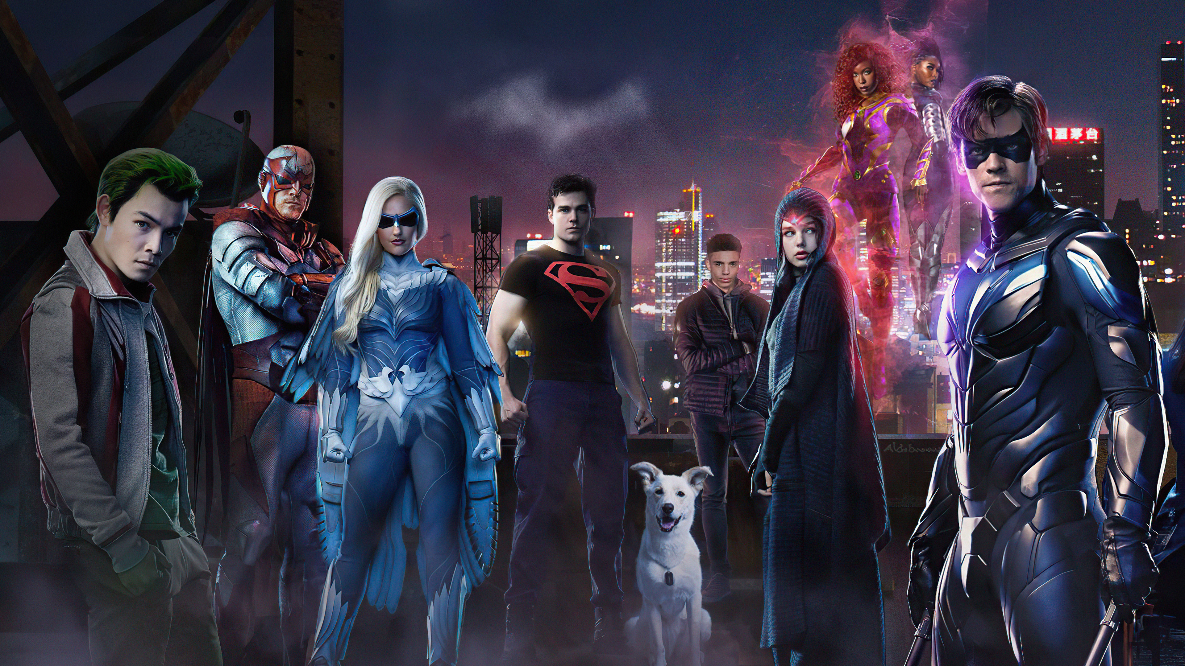 Titans TV series, 2021 season 3, HD TV shows, Epic battles, 3840x2160 4K Desktop