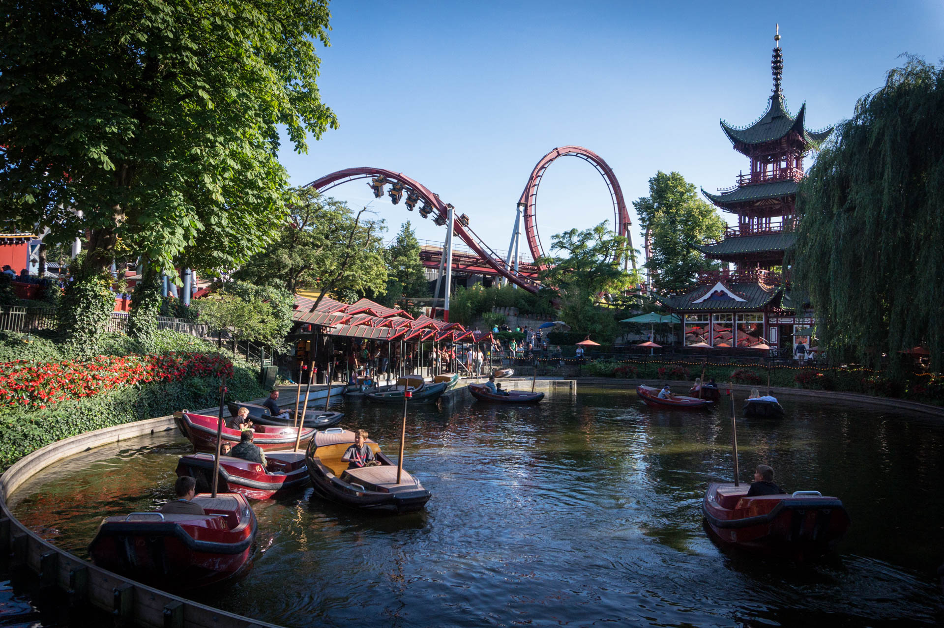 Tivoli Gardens, Danish theme park, Blogger's insights, Fun destination, 1920x1280 HD Desktop