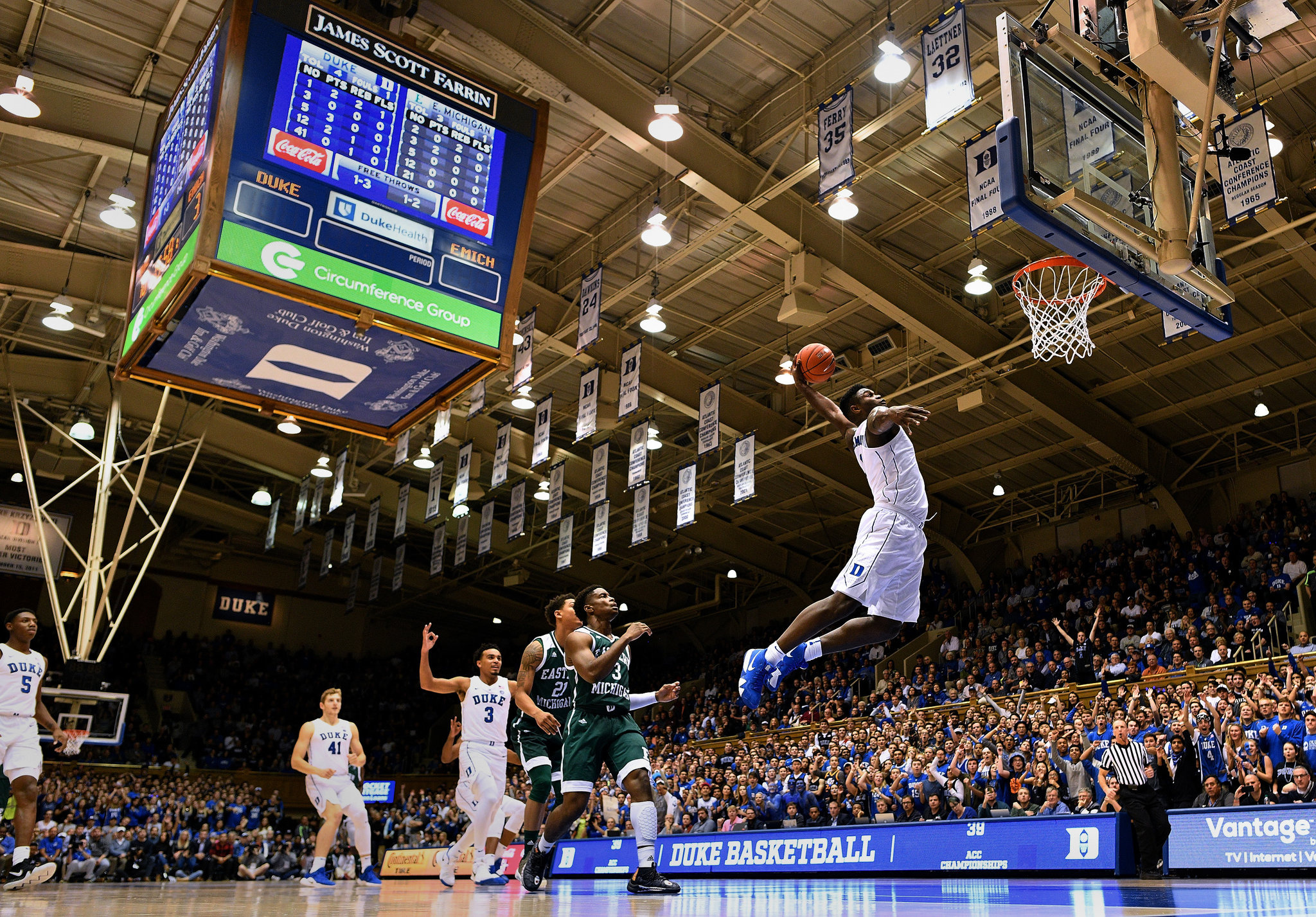 Duke vs East Michigan, Zion Williamson Wallpaper, 2050x1430 HD Desktop