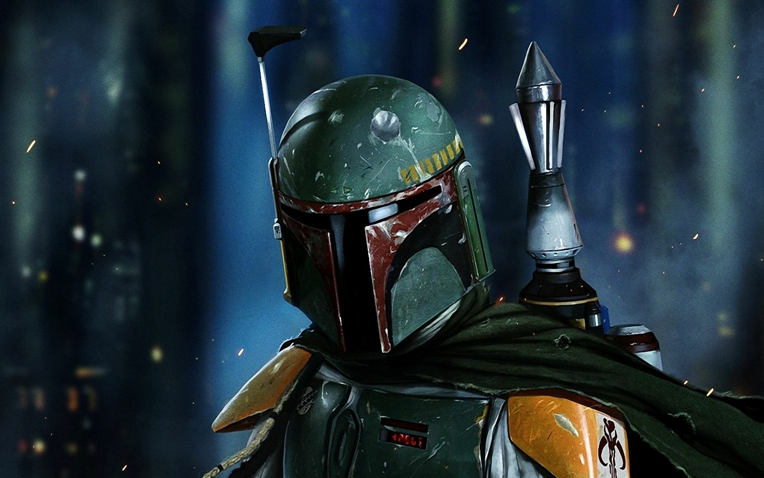 Boba Fett wallpaper, Mandalorian symbol, For fans, Unique desktop backgrounds, 2560x1600 HD Desktop