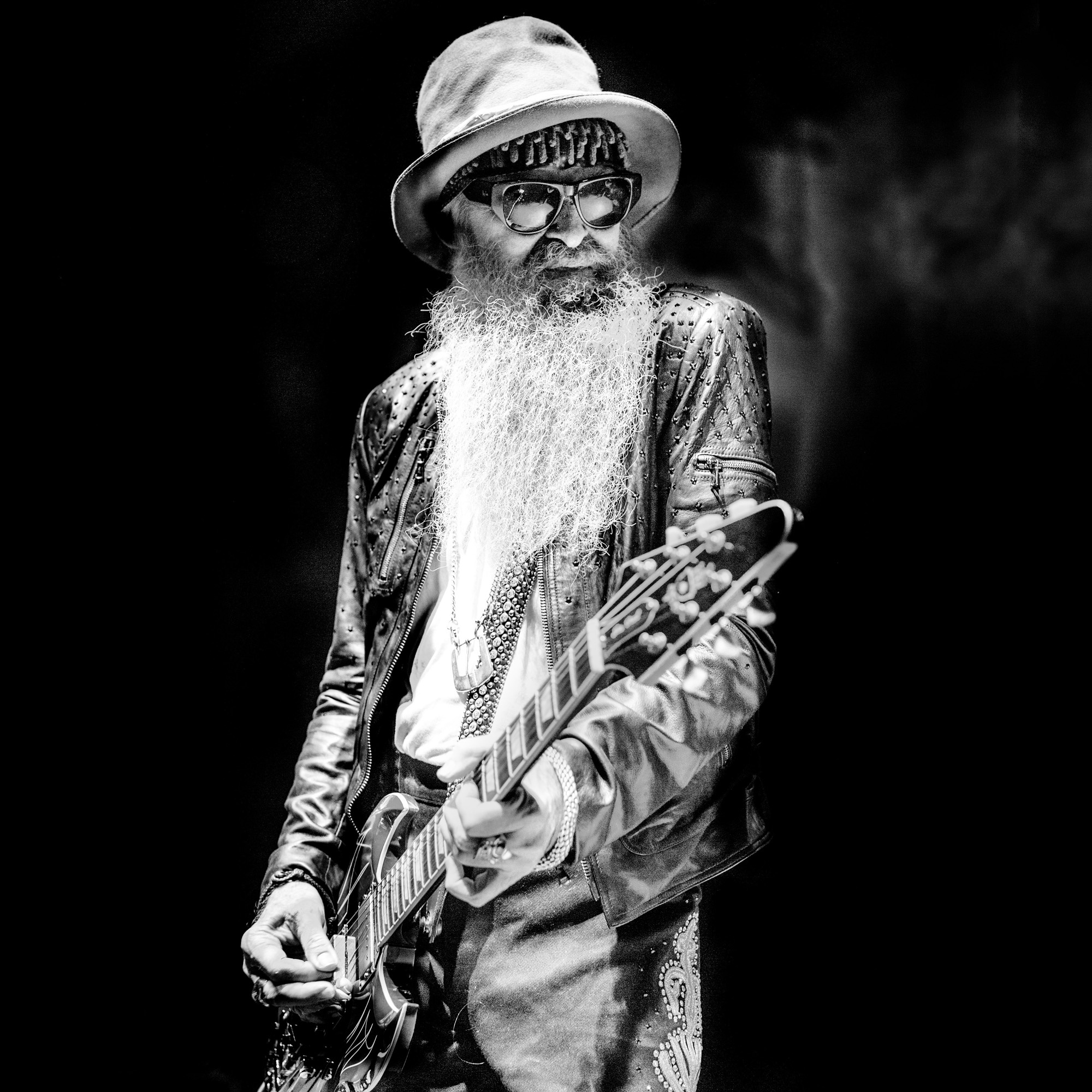 Billy Gibbons, Shepherds Bush, Rob Blackham photography, Iconic musician, 2000x2000 HD Phone