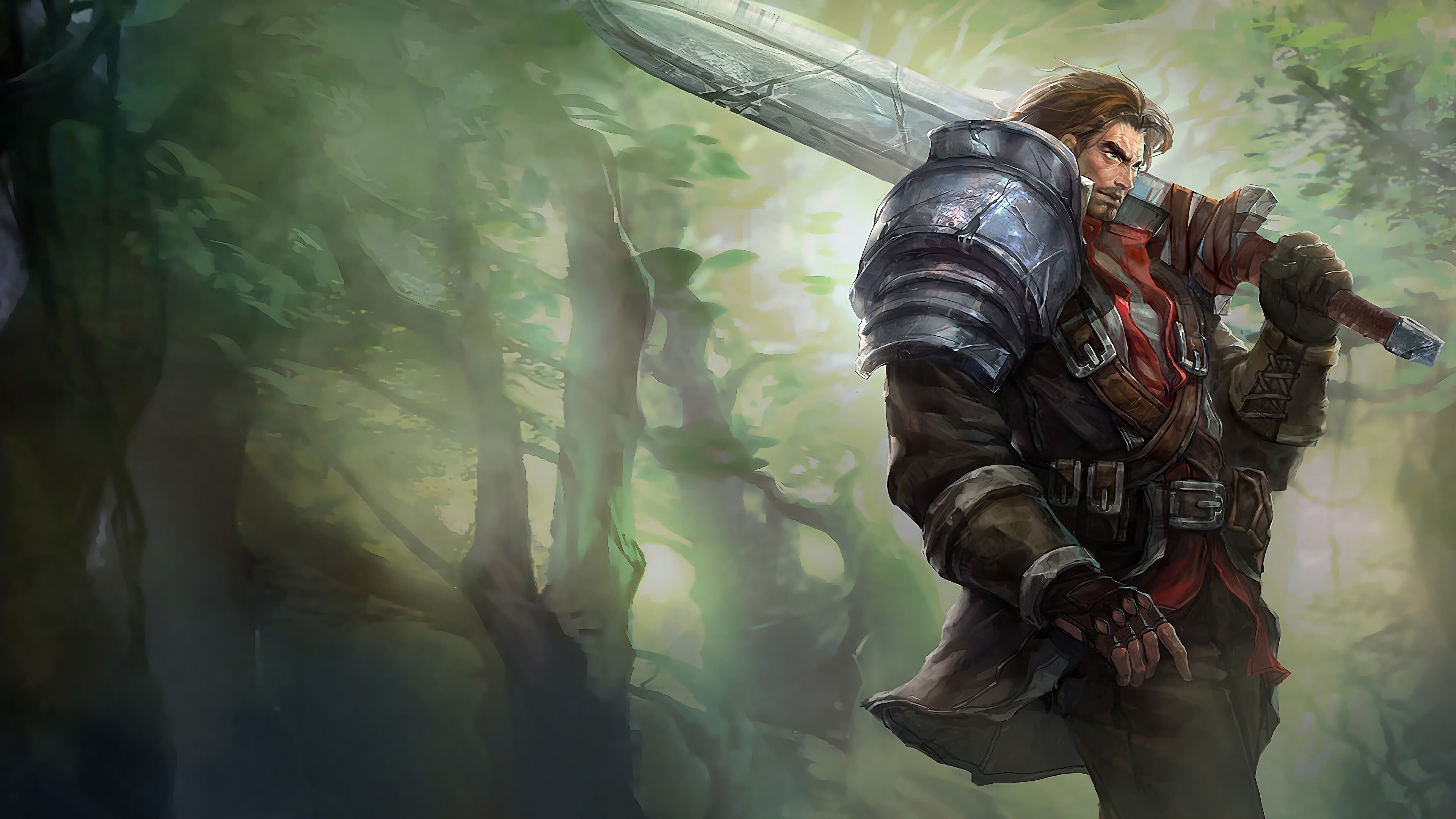 League of Legends, Garen rugged, UHD 4k, Gaming, 3840x2160 4K Desktop