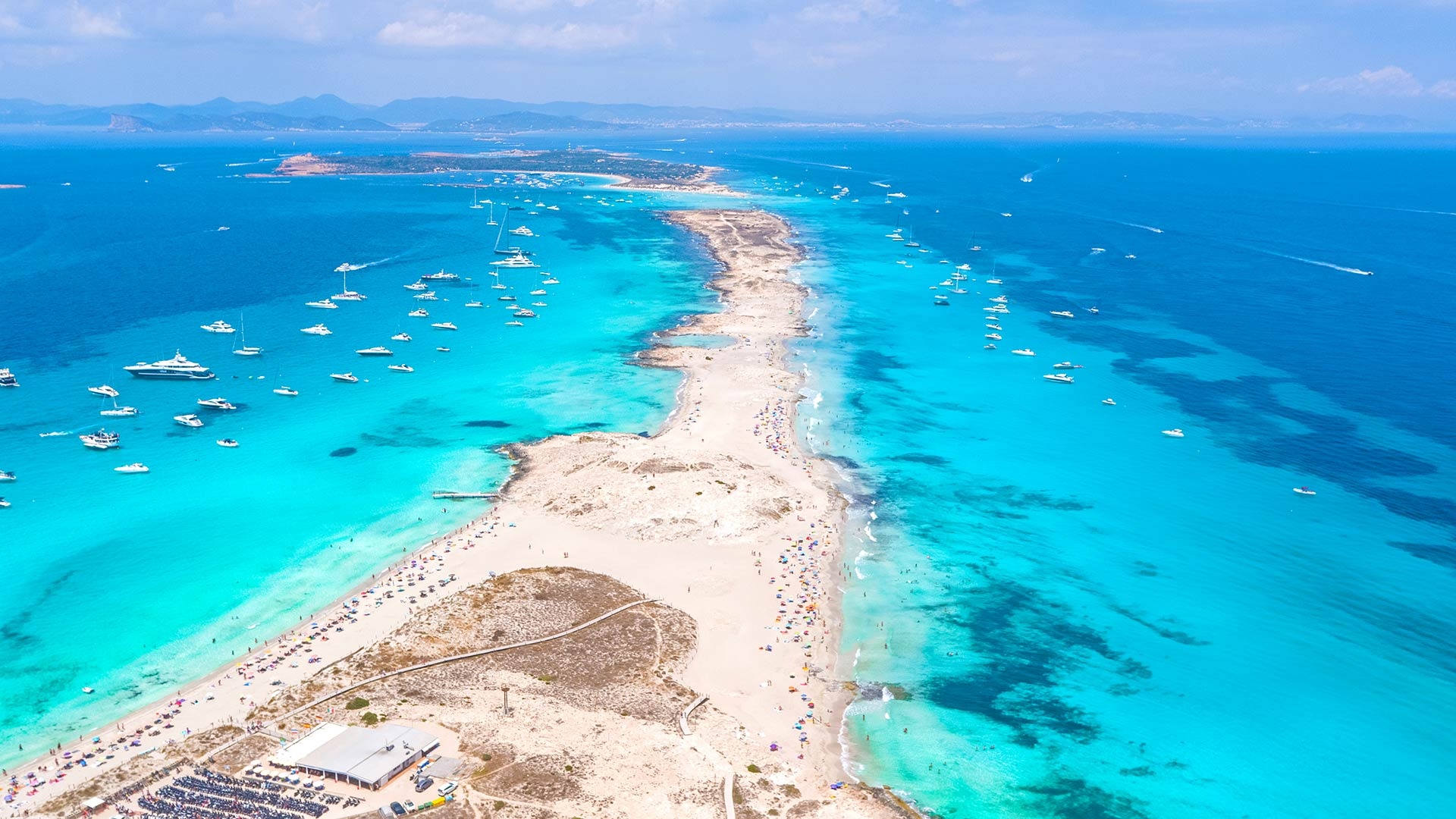 Formentera day trip, Scooter tour, Spanish island, Mediterranean charm, 1920x1080 Full HD Desktop