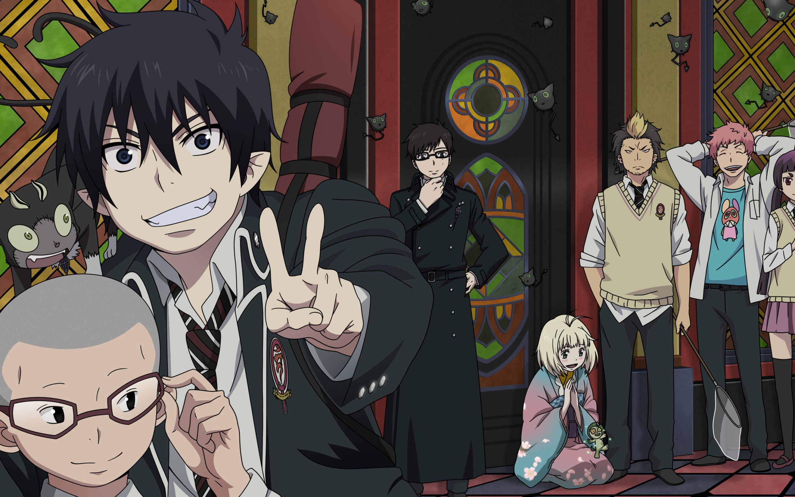 Ao no Exorcist Color Bible, Zerochan image board, Stunning colors, Intricate artwork, 2560x1600 HD Desktop