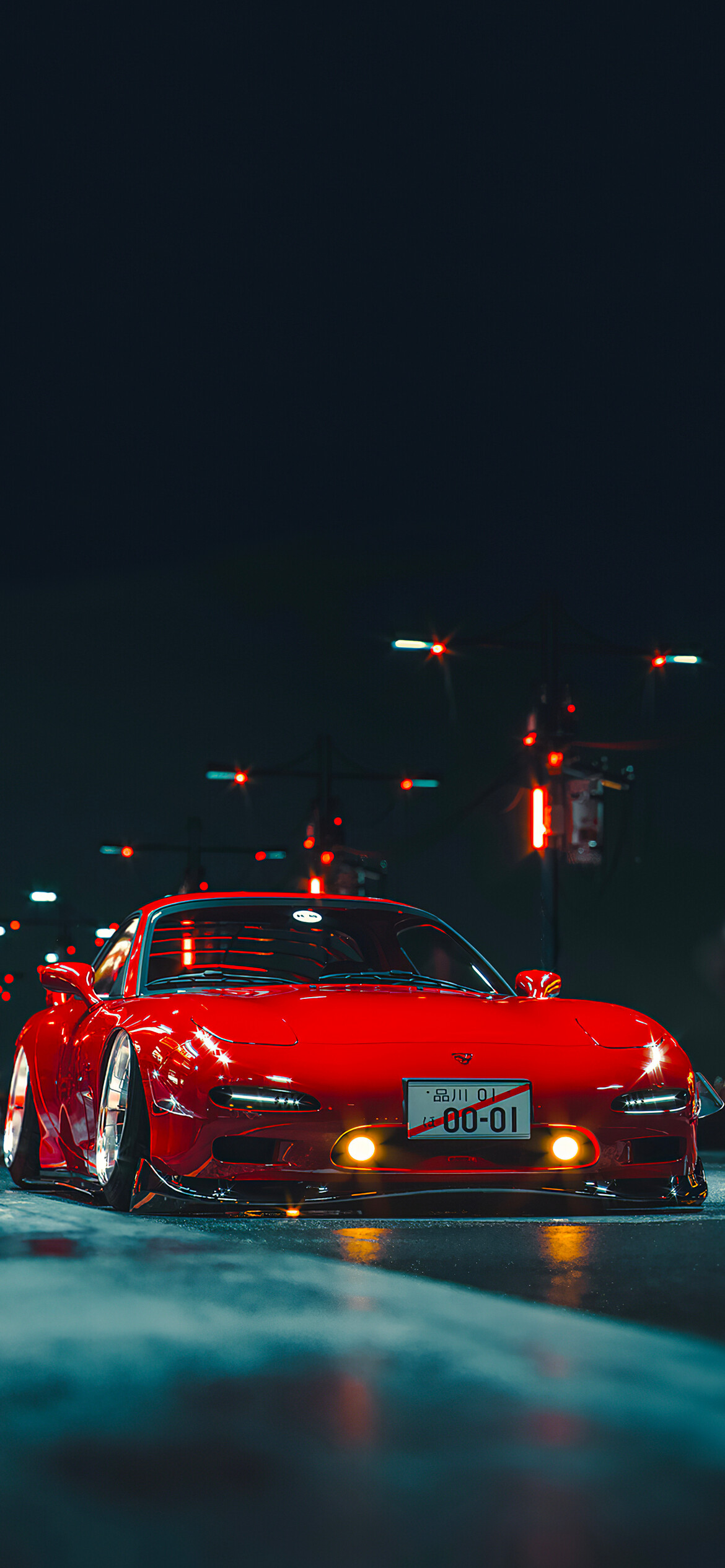 Mazda Auto, FD RX7, JDM car, Luxury sports car, 1170x2540 HD Phone