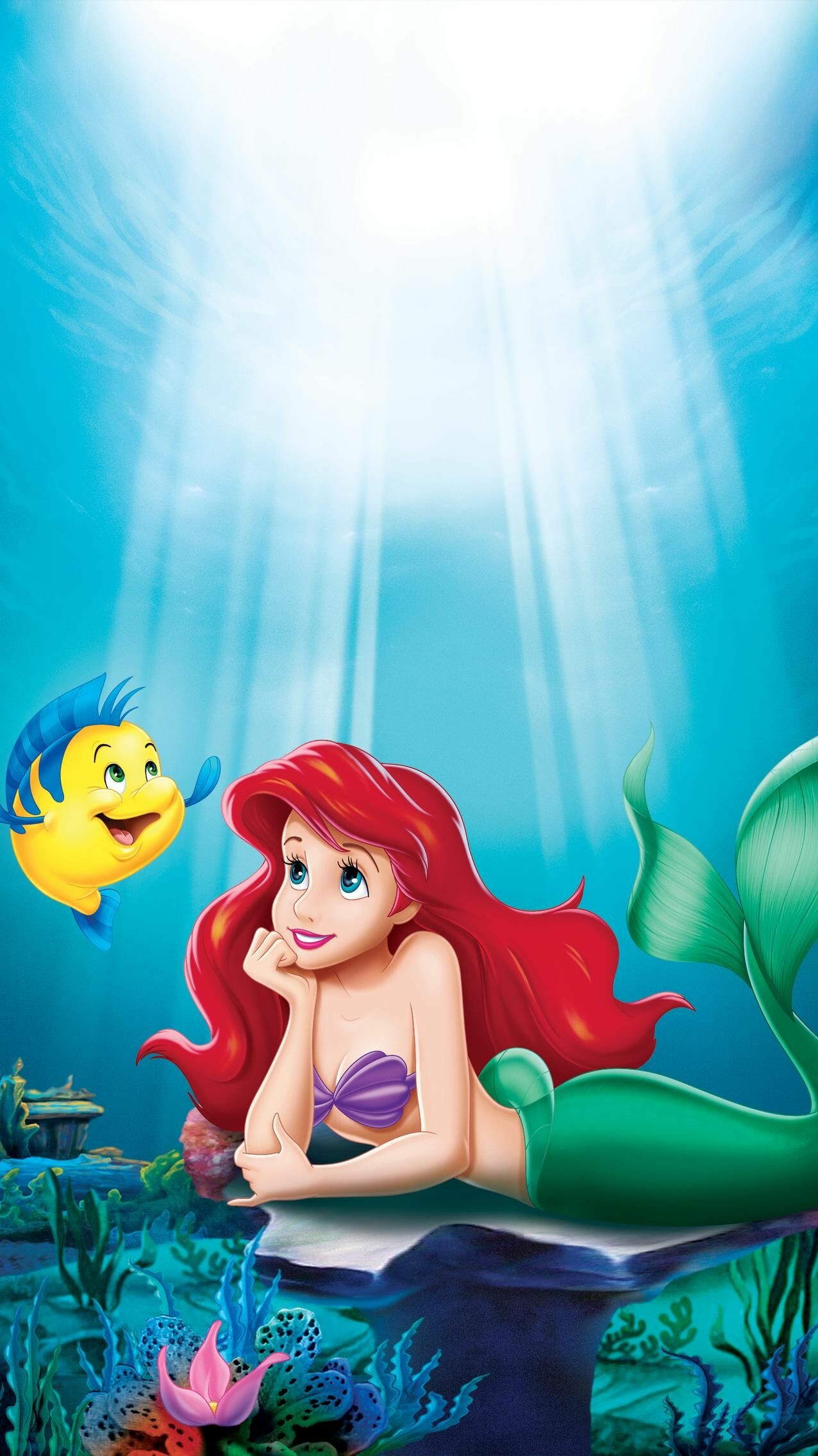 The Little Mermaid, iPhone wallpapers, Ariel and friends, Magical charm, 1280x2270 HD Phone