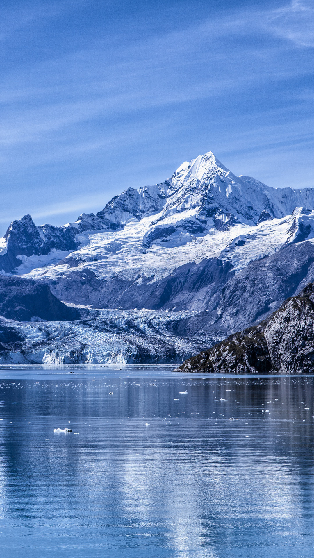 Glacier Bay National Park, West of Juneau, Alaska, 1080x1920 Full HD Phone