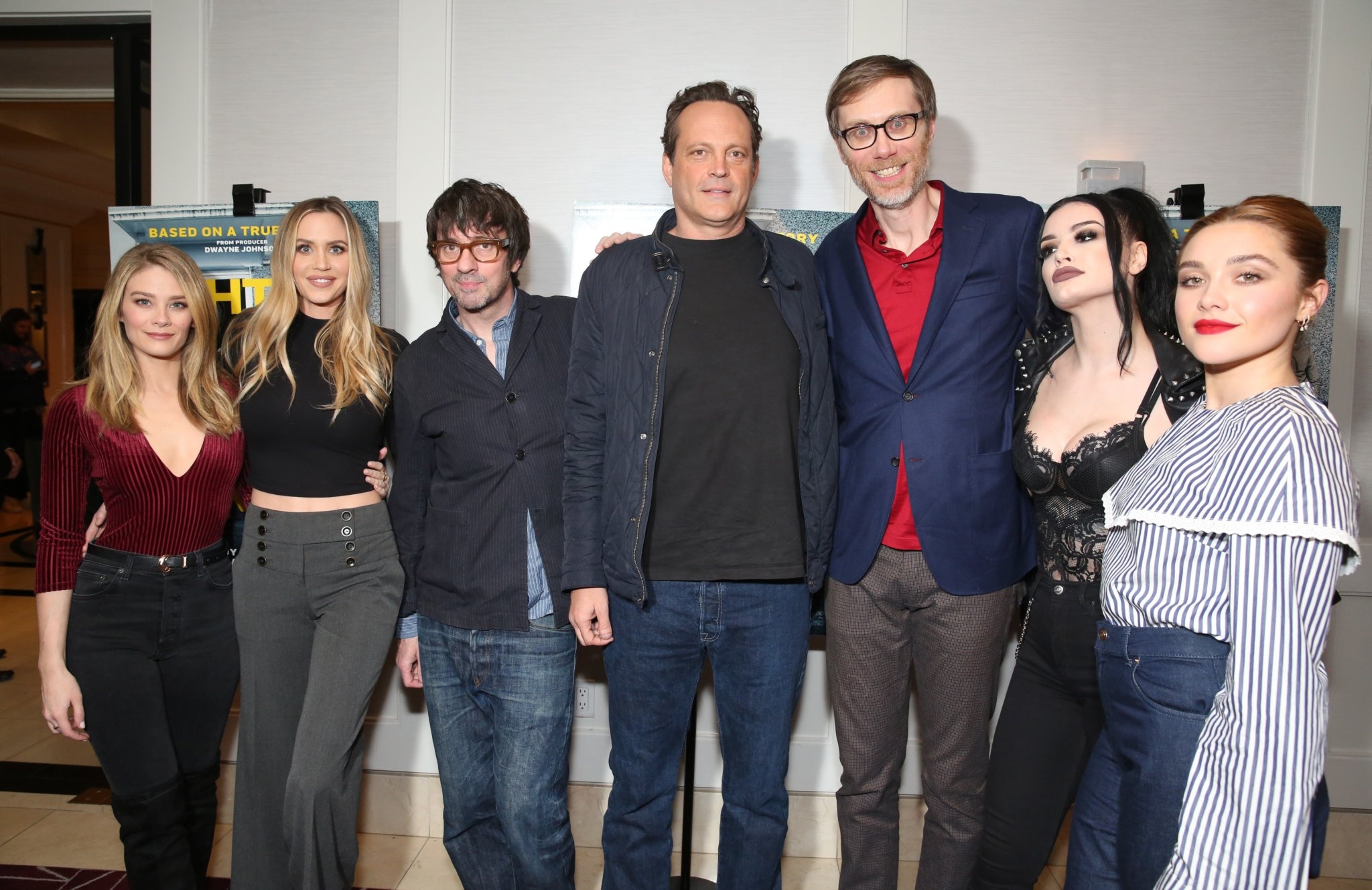 Stephen Merchant, Vince Vaughn, Florence Pugh, LA special screening, 2050x1330 HD Desktop