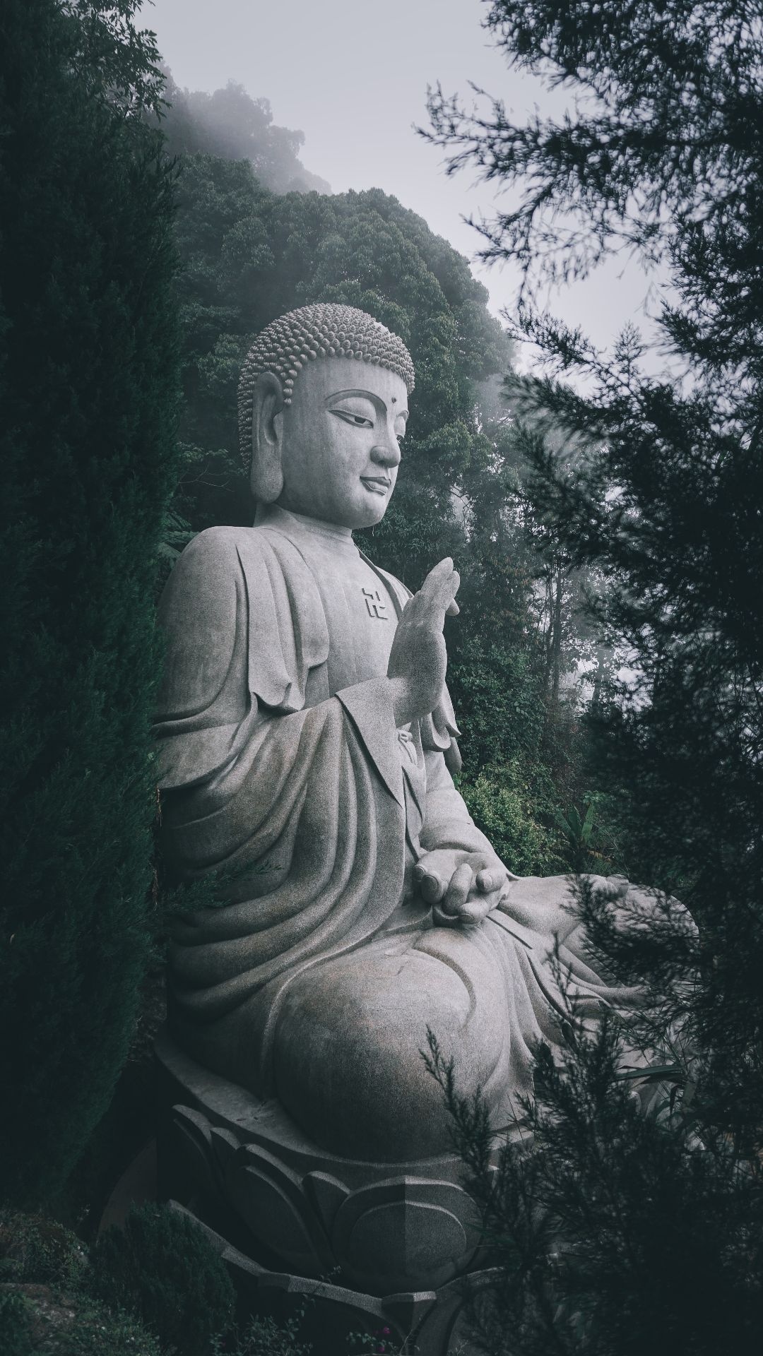 Buddha statue, Malaysia Wallpaper, 1080x1920 Full HD Phone